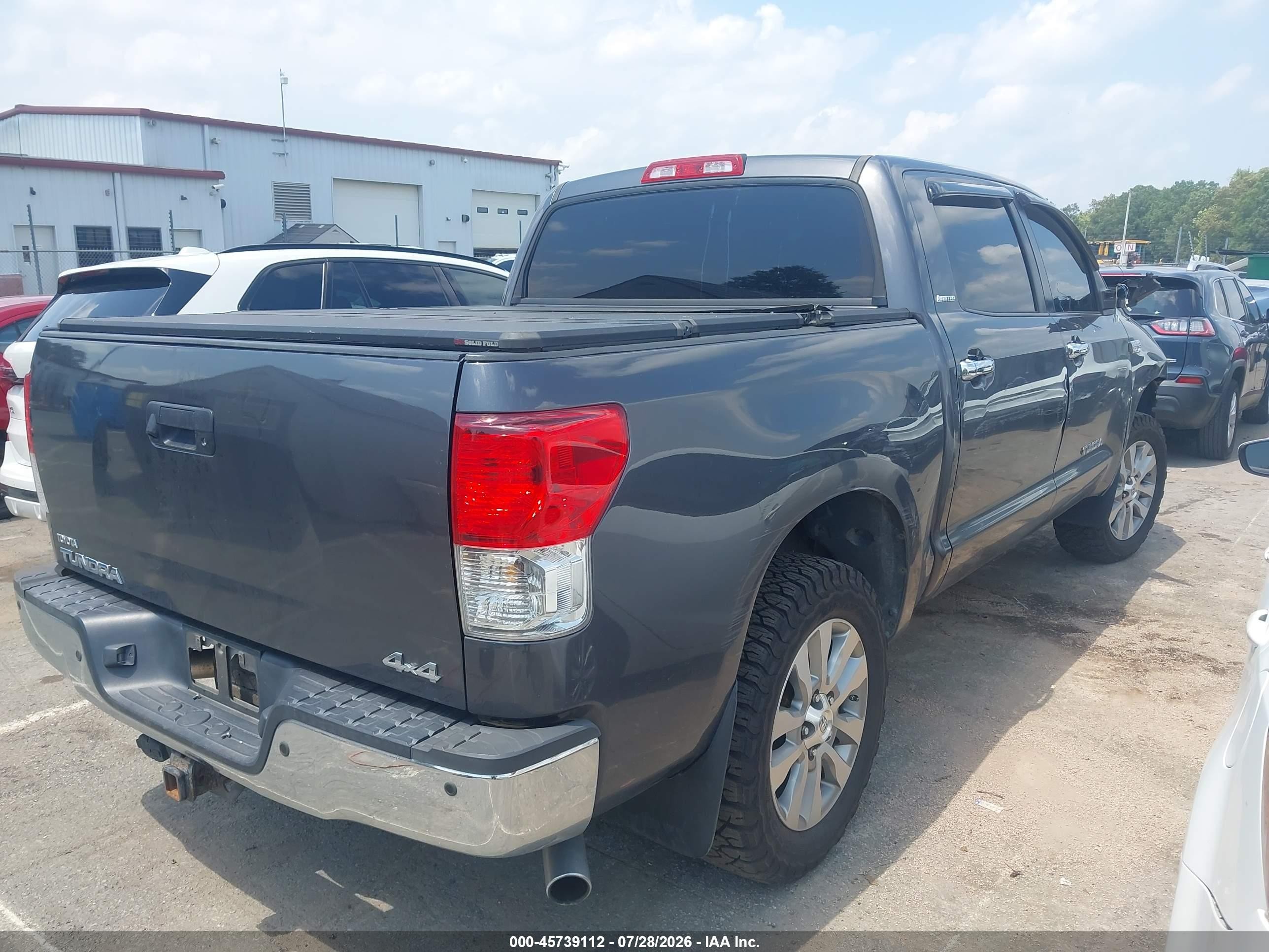 2011 Toyota Tundra Limited 5.7l V8 Gray vin: 5TFHY5F18BX193100