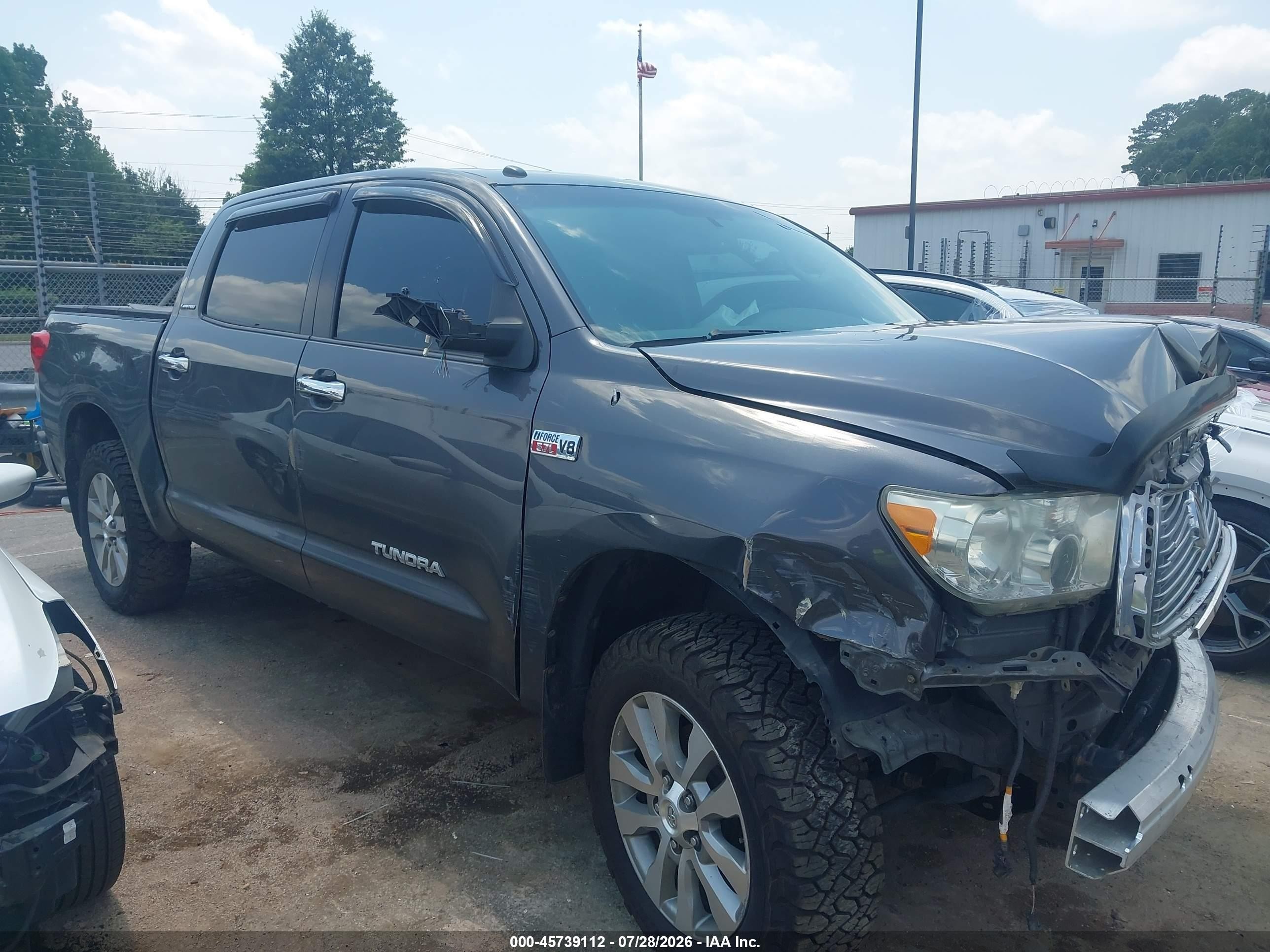 2011 Toyota Tundra Limited 5.7l V8 Gray vin: 5TFHY5F18BX193100