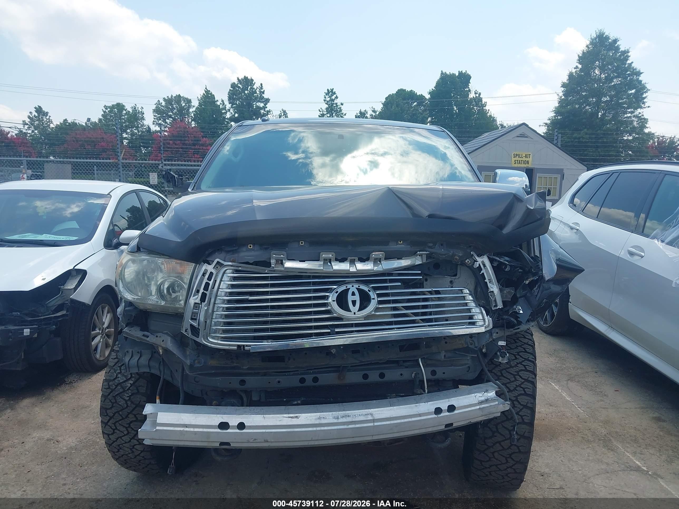 2011 Toyota Tundra Limited 5.7l V8 Gray vin: 5TFHY5F18BX193100