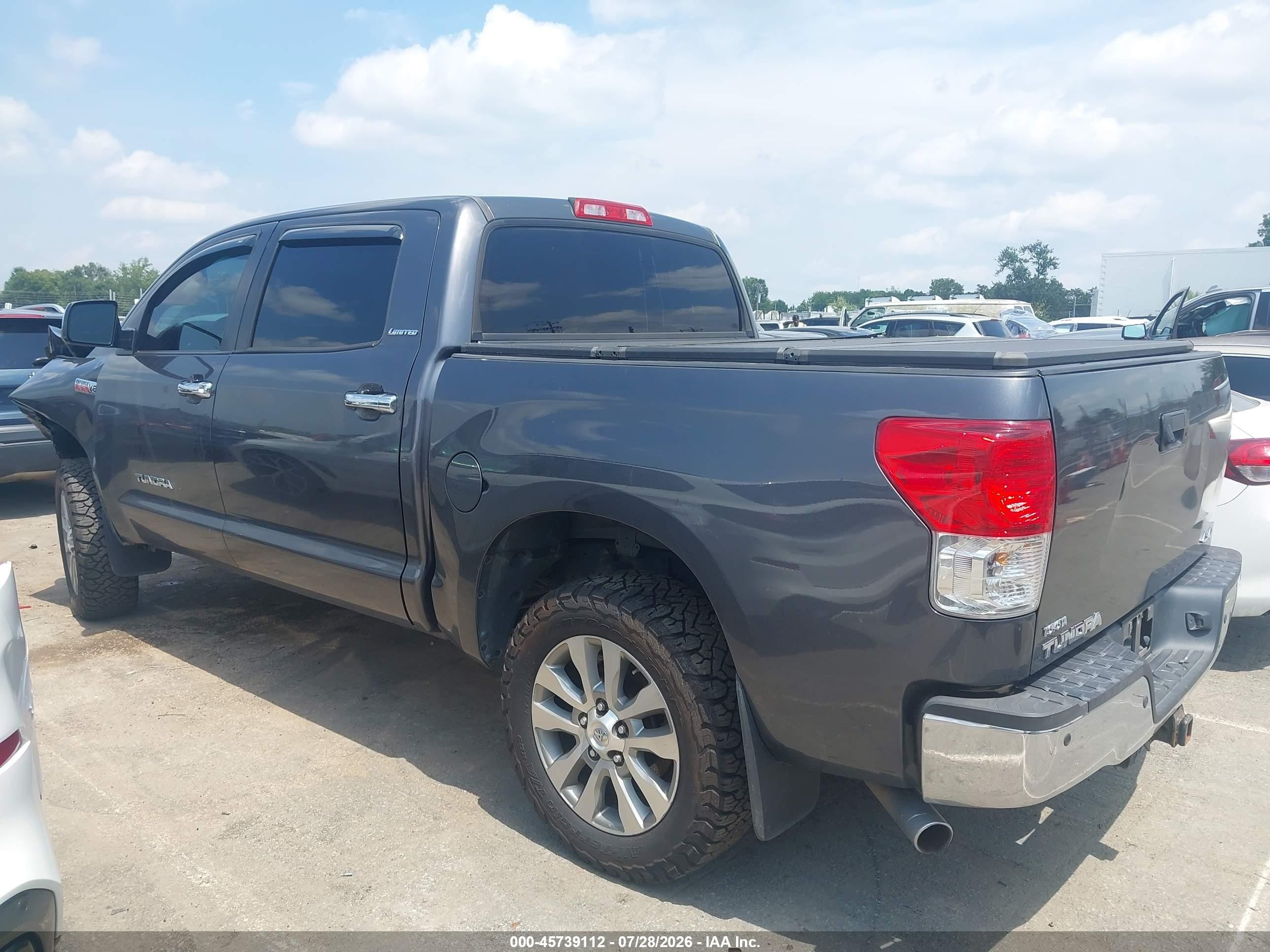 2011 Toyota Tundra Limited 5.7l V8 Gray vin: 5TFHY5F18BX193100