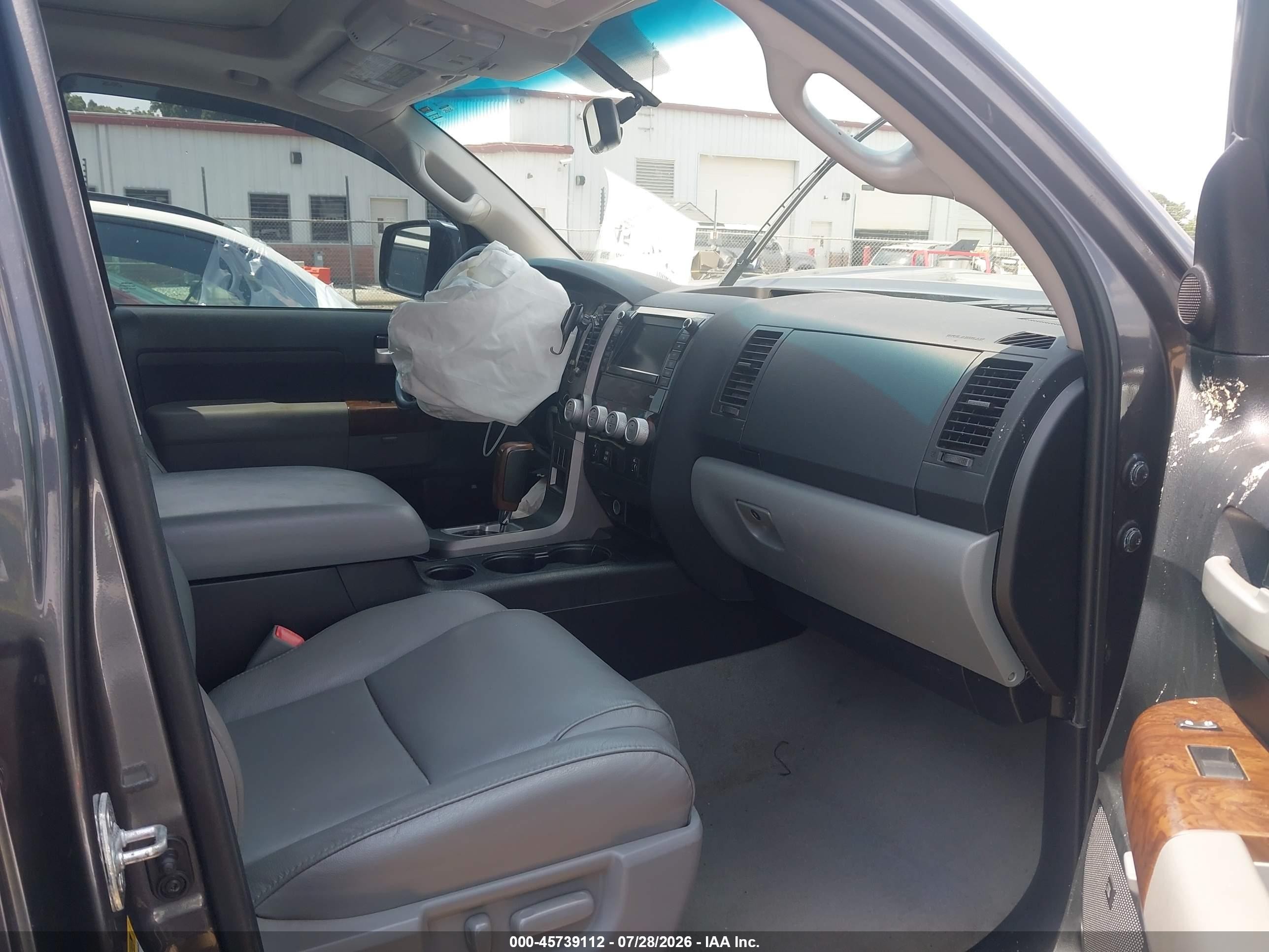 2011 Toyota Tundra Limited 5.7l V8 Gray vin: 5TFHY5F18BX193100