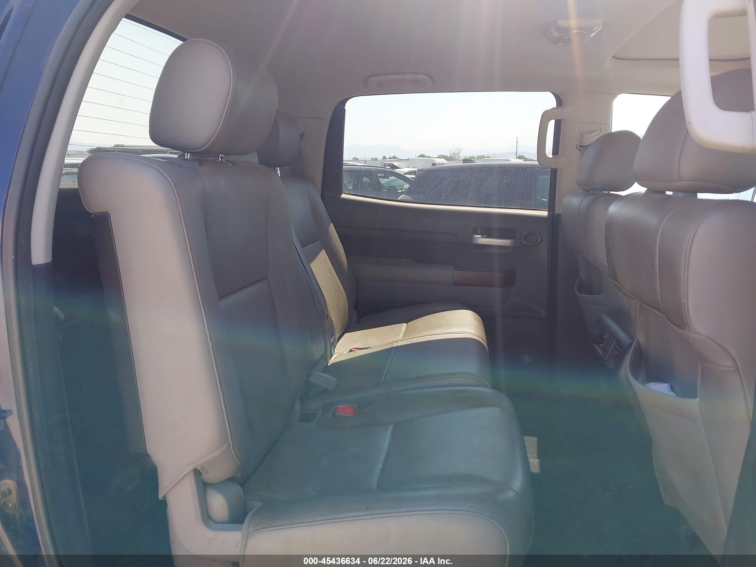 2012 Toyota Tundra Limited 5.7l V8 Blue vin: 5TFHY5F18CX250638