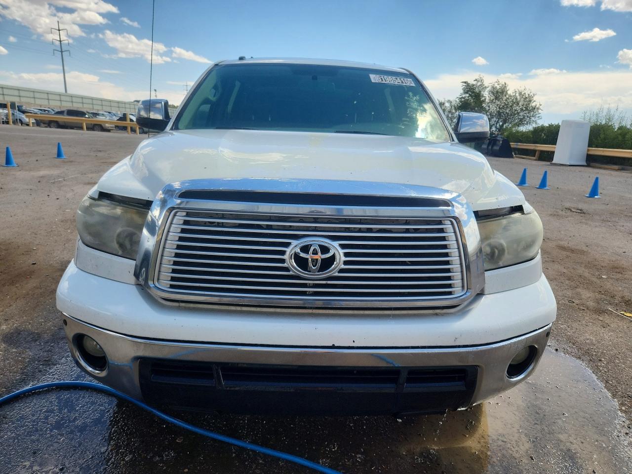 2012 Toyota Tundra Crewmax Limited Белый vin: 5TFHY5F18CX256536