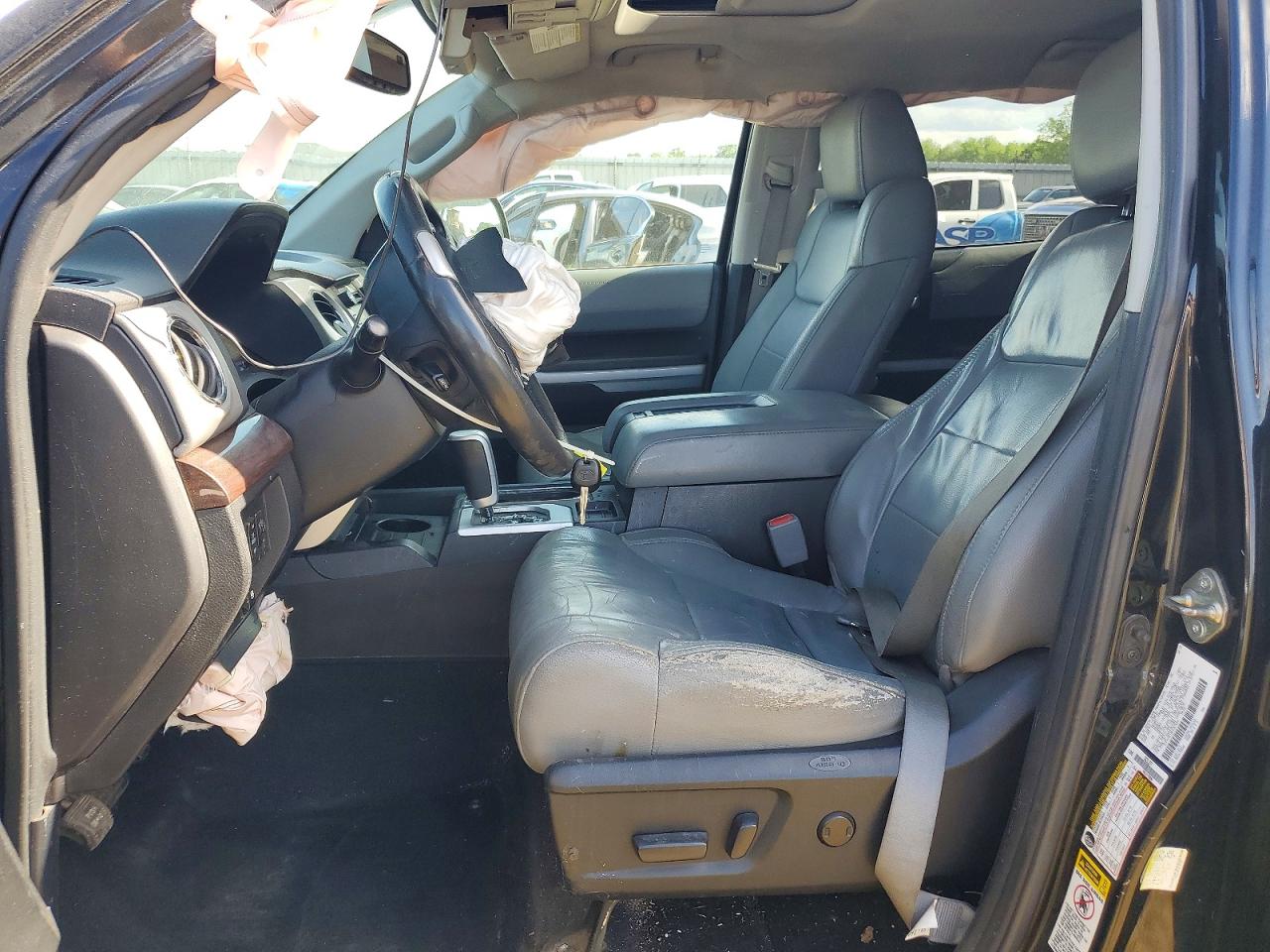 2014 Toyota Tundra Crewmax Limited Black vin: 5TFHY5F18EX367669
