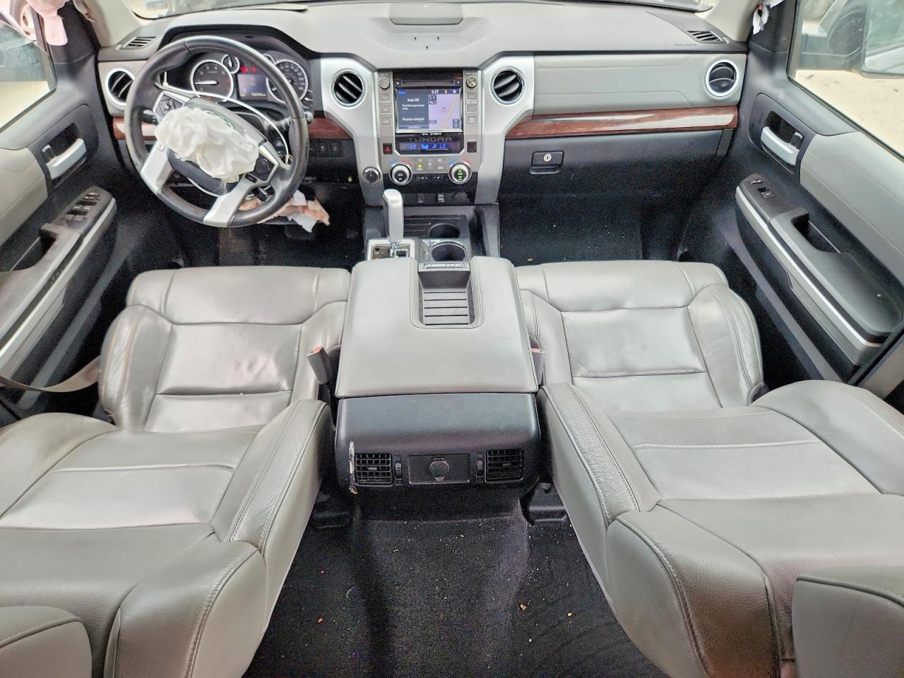 2014 Toyota Tundra Crewmax Limited Silver vin: 5TFHY5F19EX374680