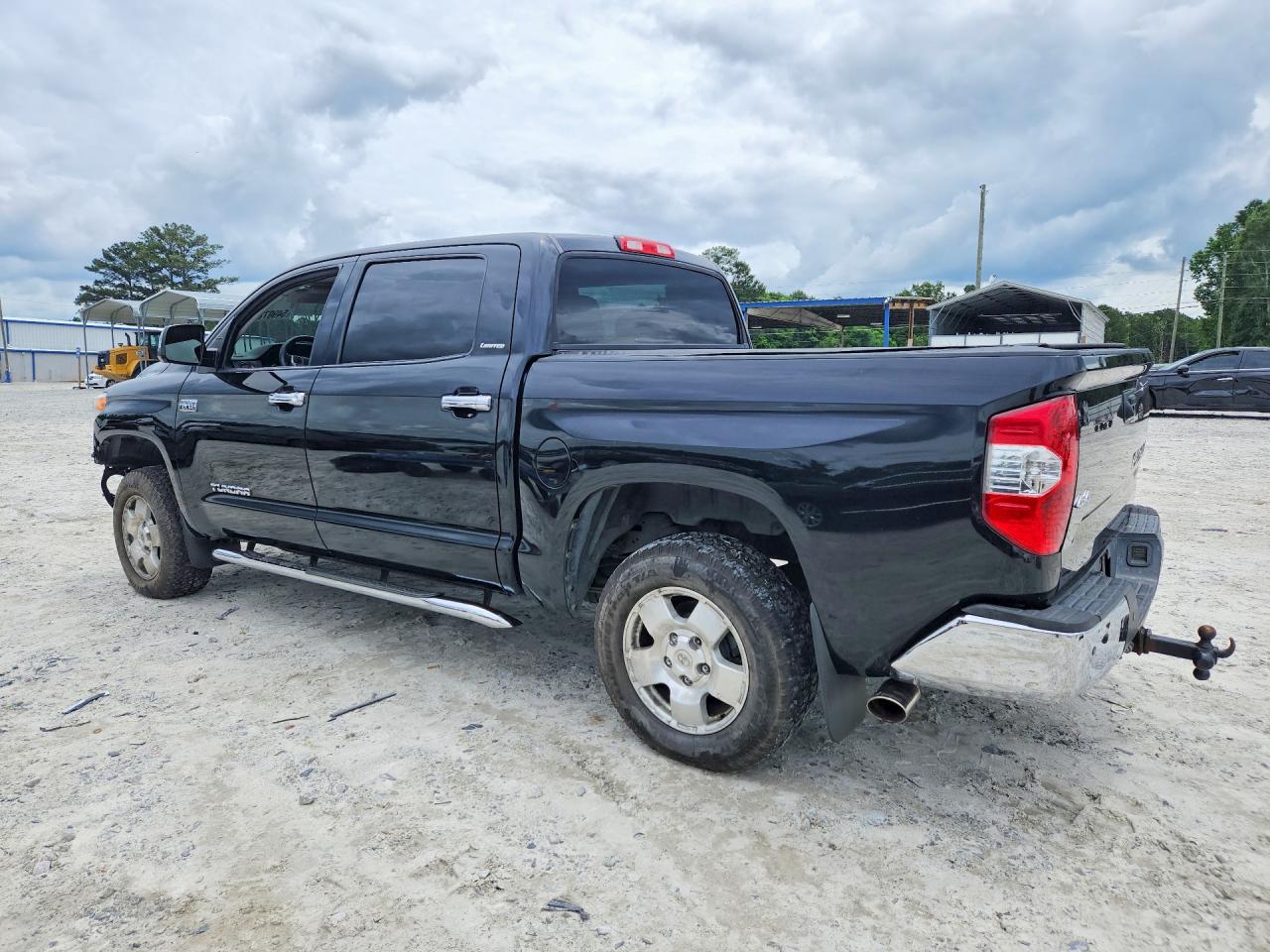 2014 Toyota Tundra Crewmax Limited Black vin: 5TFHY5F19EX403417