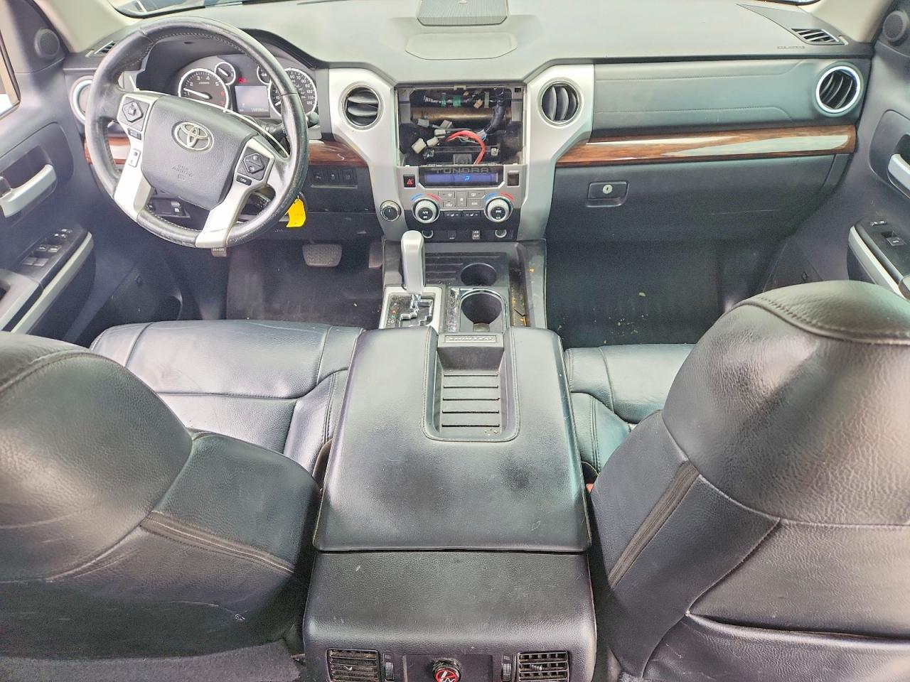 2014 Toyota Tundra Crewmax Limited Black vin: 5TFHY5F19EX403417