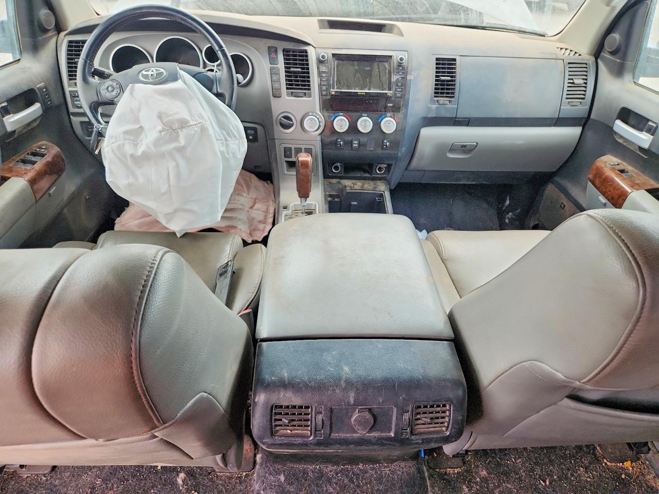 2012 Toyota Tundra Crewmax Limited Серый vin: 5TFHY5F1XCX267392