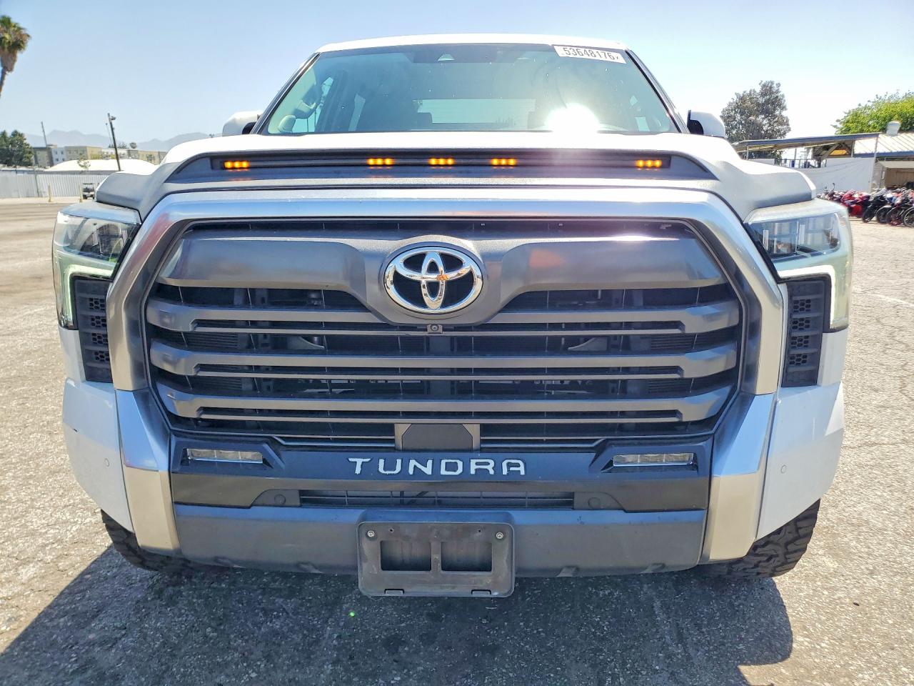 2022 Toyota Tundra Crewmax Limited White vin: 5TFJA5BC3NX001048