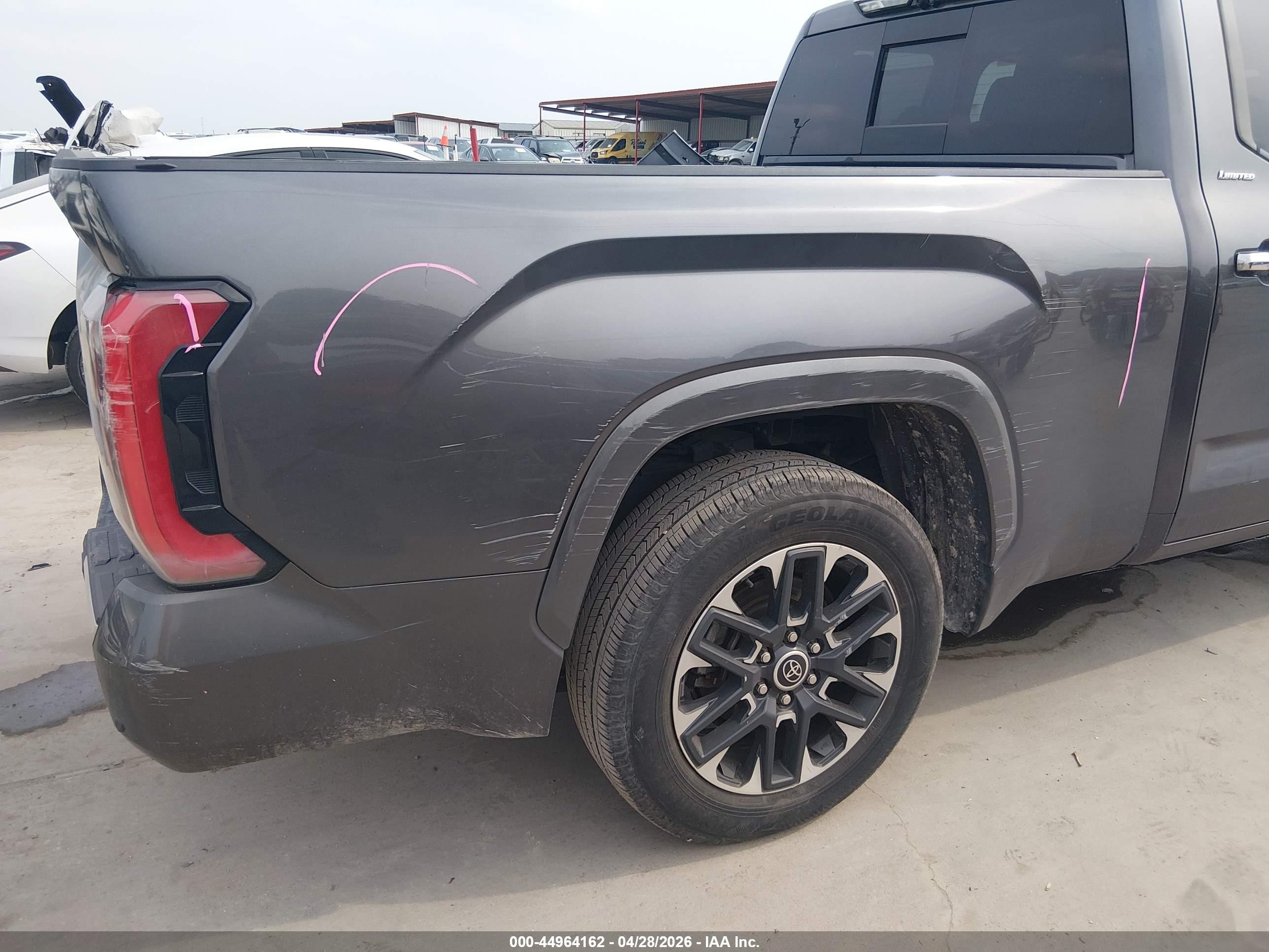 2022 Toyota Tundra Limited Gray vin: 5TFJA5DA6NX034086