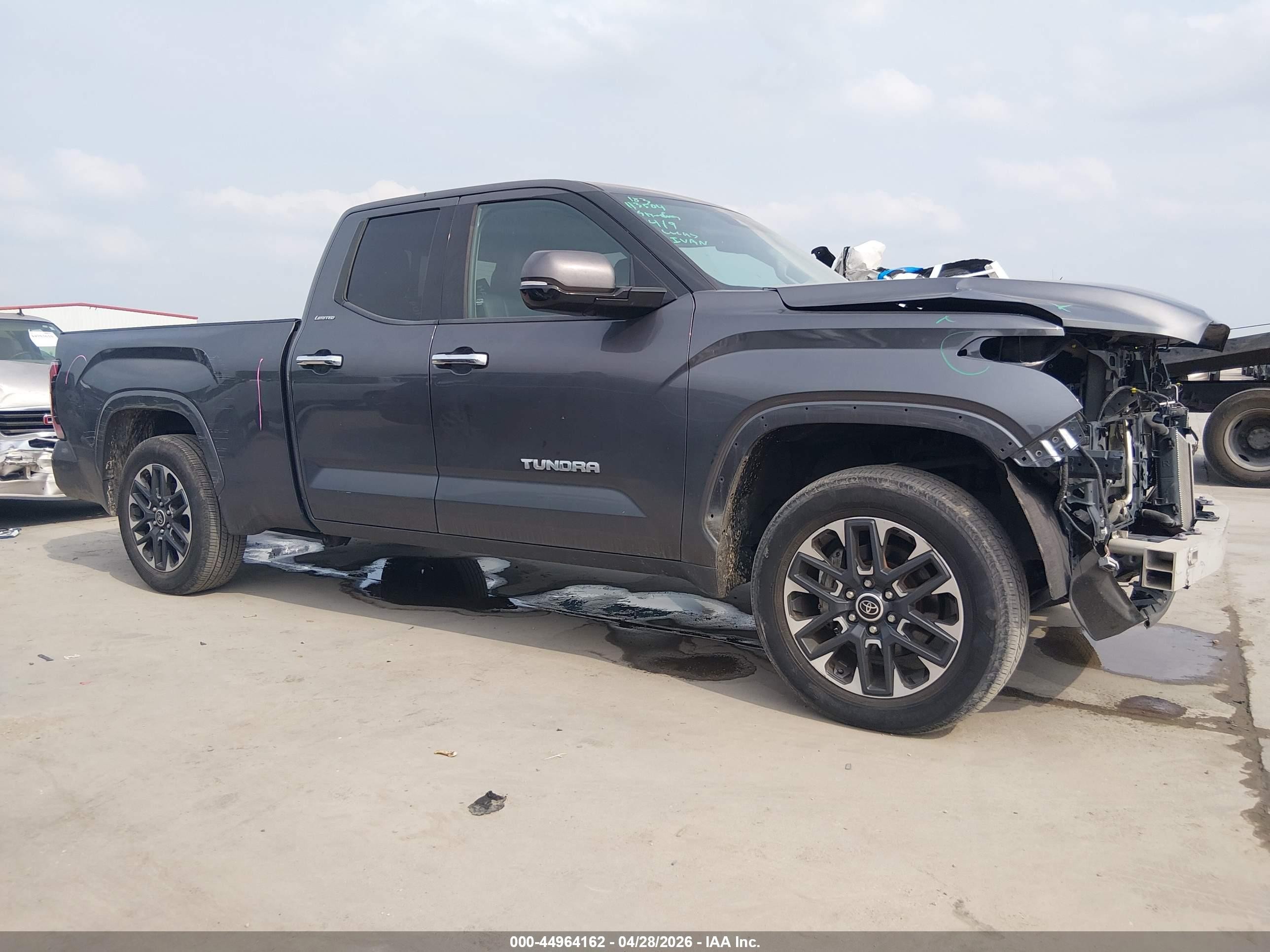 2022 Toyota Tundra Limited Gray vin: 5TFJA5DA6NX034086