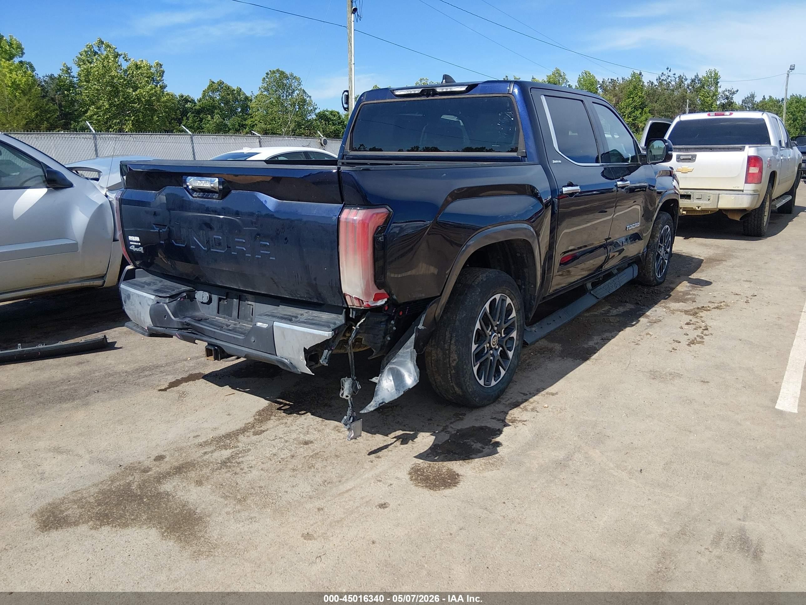2024 Toyota Tundra Limited Dark Blue vin: 5TFJA5DB1RX159219