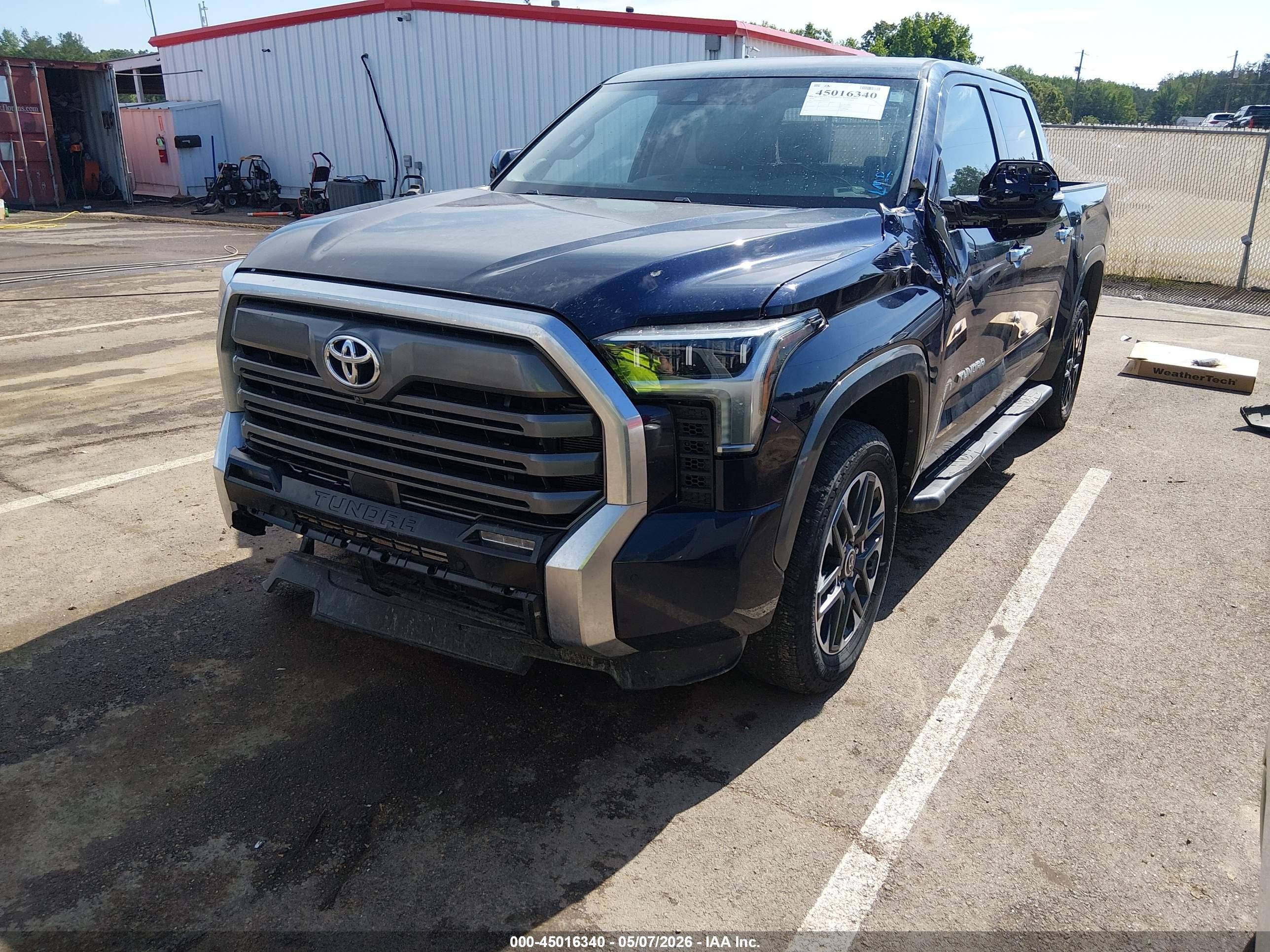 2024 Toyota Tundra Limited Dark Blue vin: 5TFJA5DB1RX159219