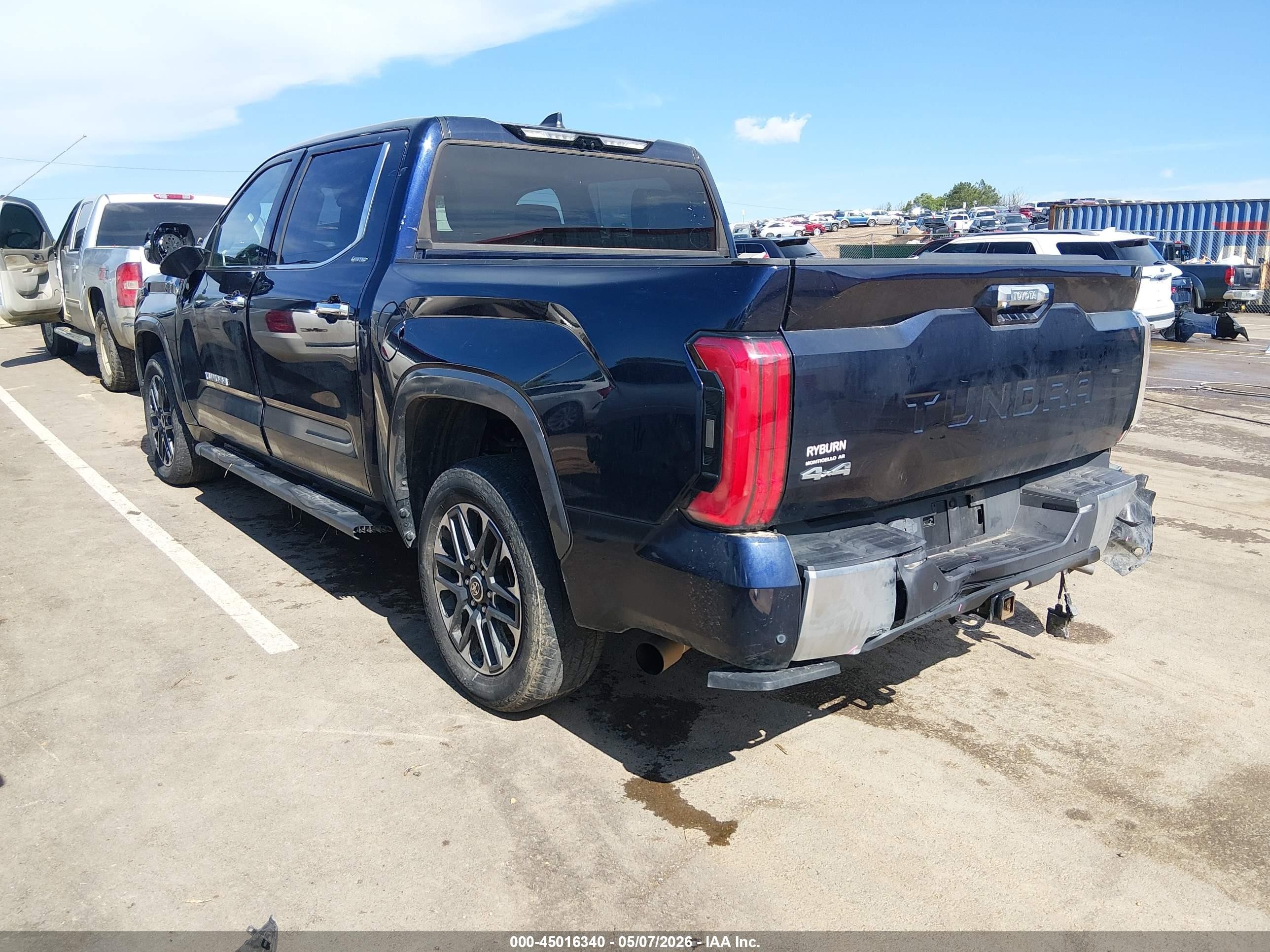 2024 Toyota Tundra Limited Dark Blue vin: 5TFJA5DB1RX159219