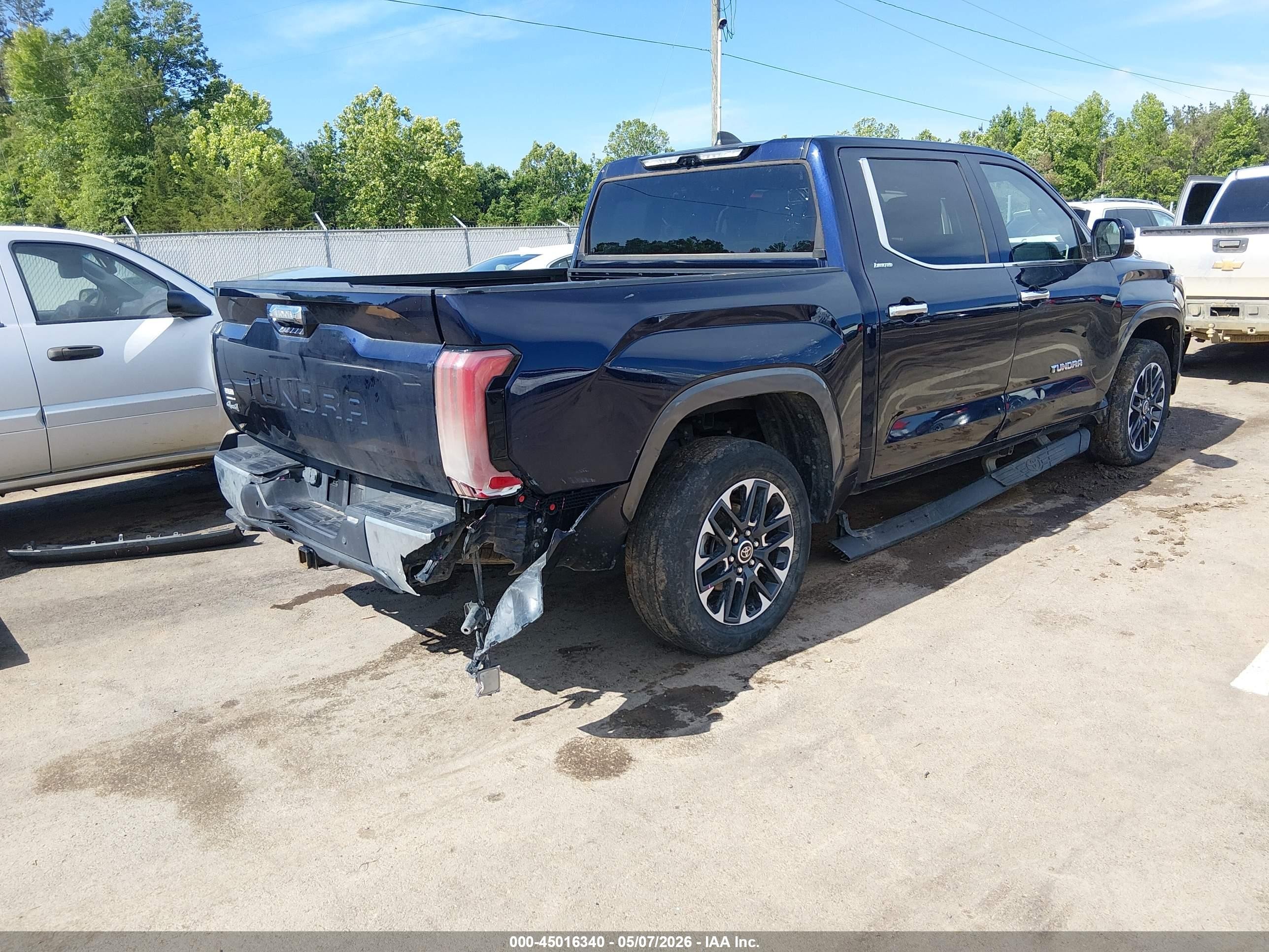 2024 Toyota Tundra Limited Dark Blue vin: 5TFJA5DB1RX159219