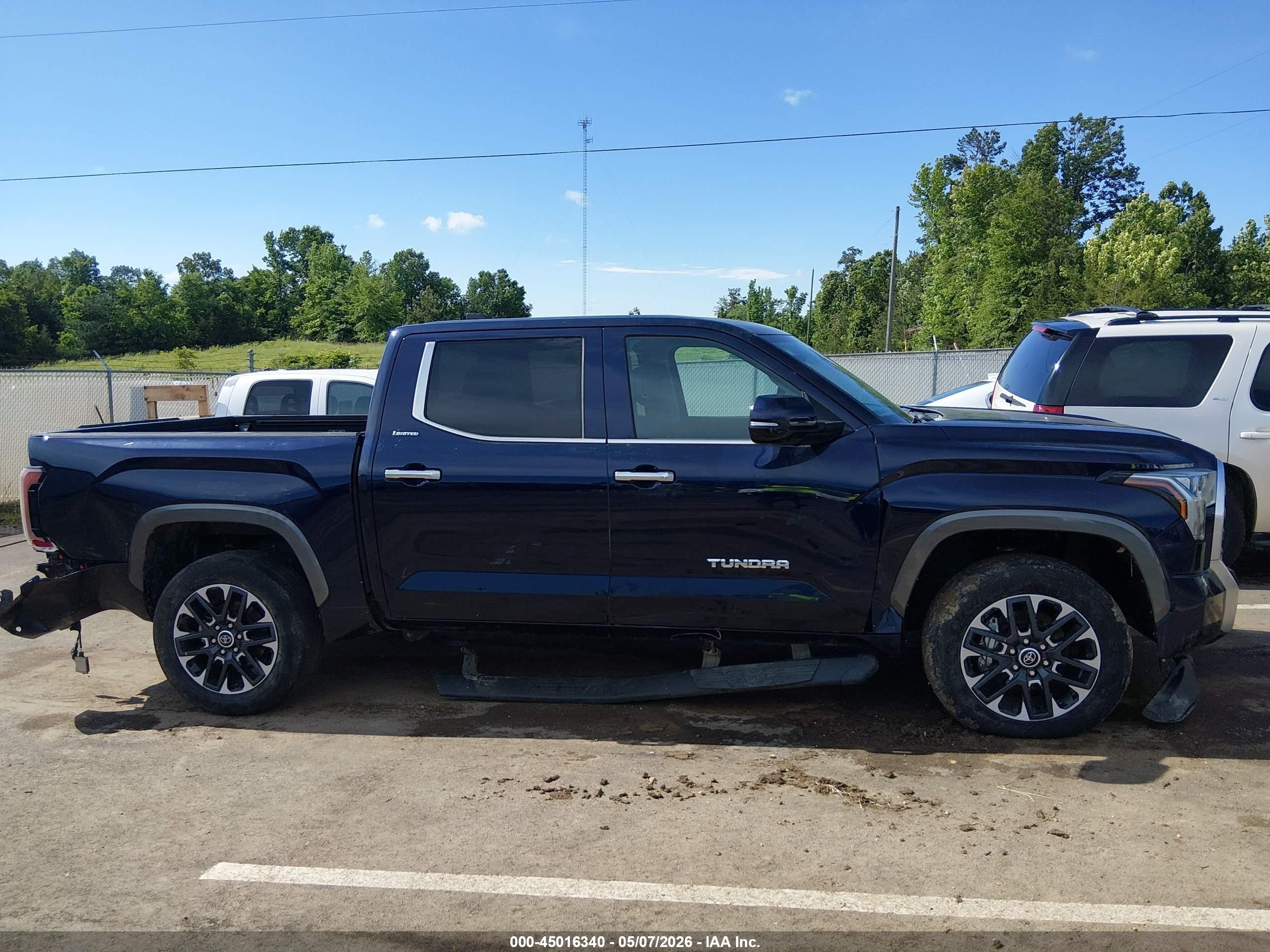 2024 Toyota Tundra Limited Dark Blue vin: 5TFJA5DB1RX159219