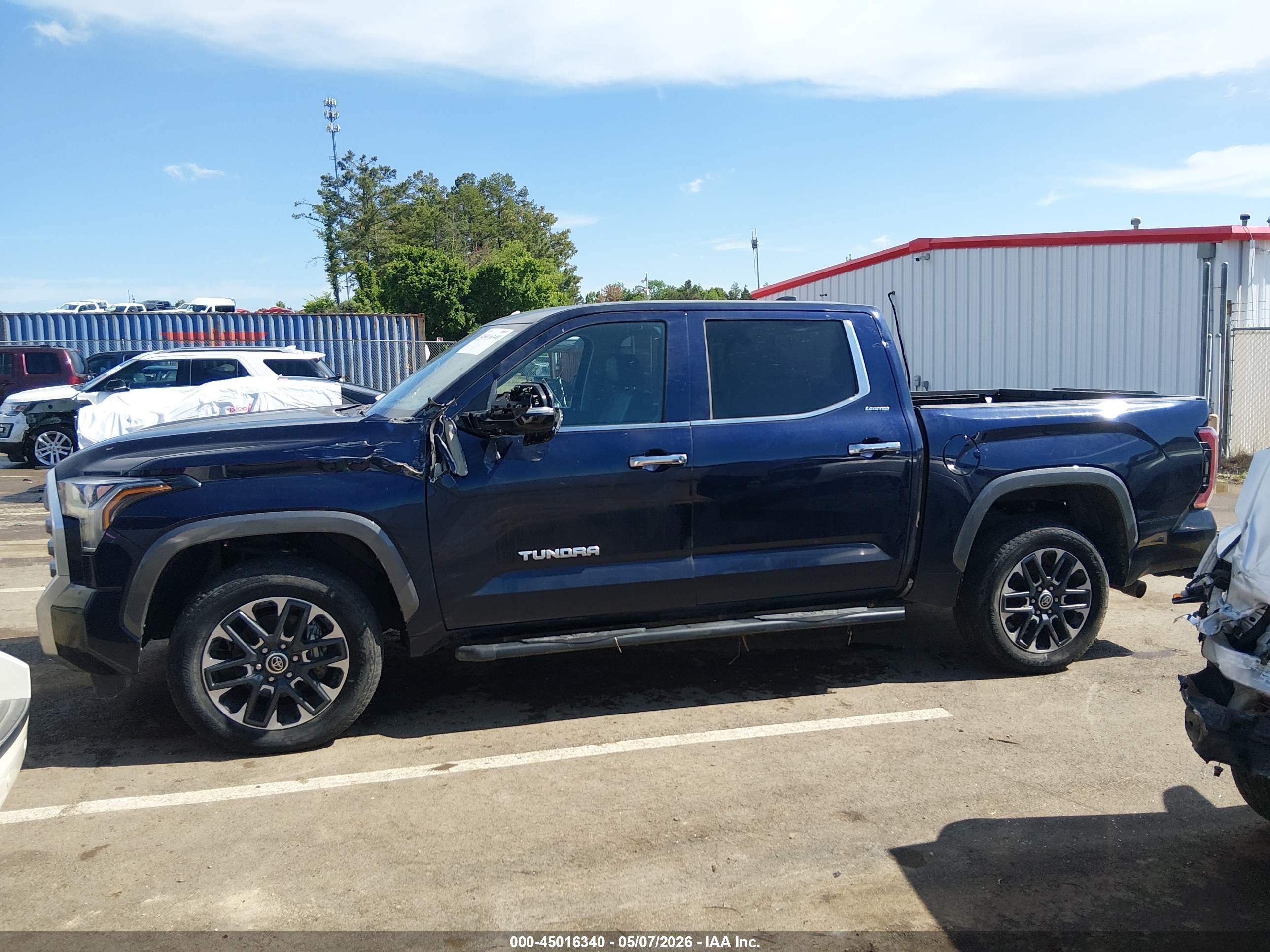 2024 Toyota Tundra Limited Dark Blue vin: 5TFJA5DB1RX159219