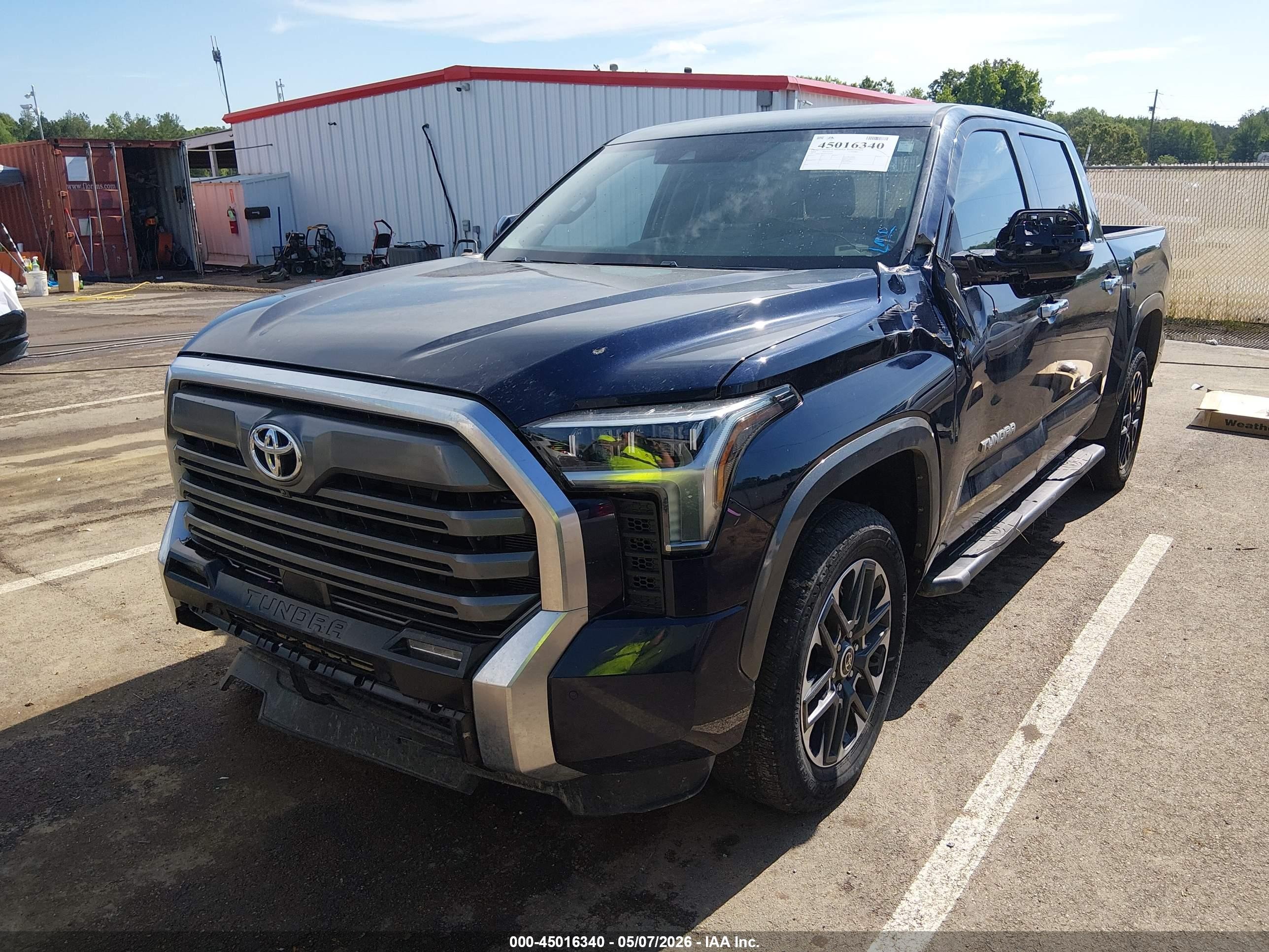 2024 Toyota Tundra Limited Dark Blue vin: 5TFJA5DB1RX159219