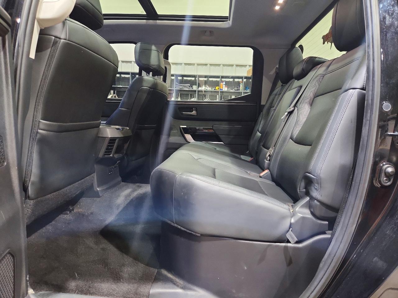 2022 Toyota Tundra Crewmax Limited Black vin: 5TFJA5EC5NX008627