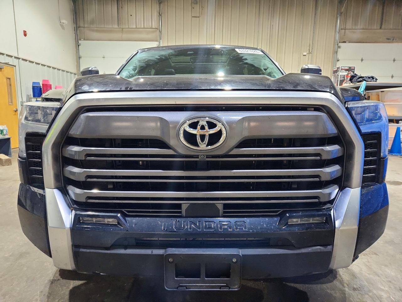 2022 Toyota Tundra Crewmax Limited Black vin: 5TFJA5EC5NX008627