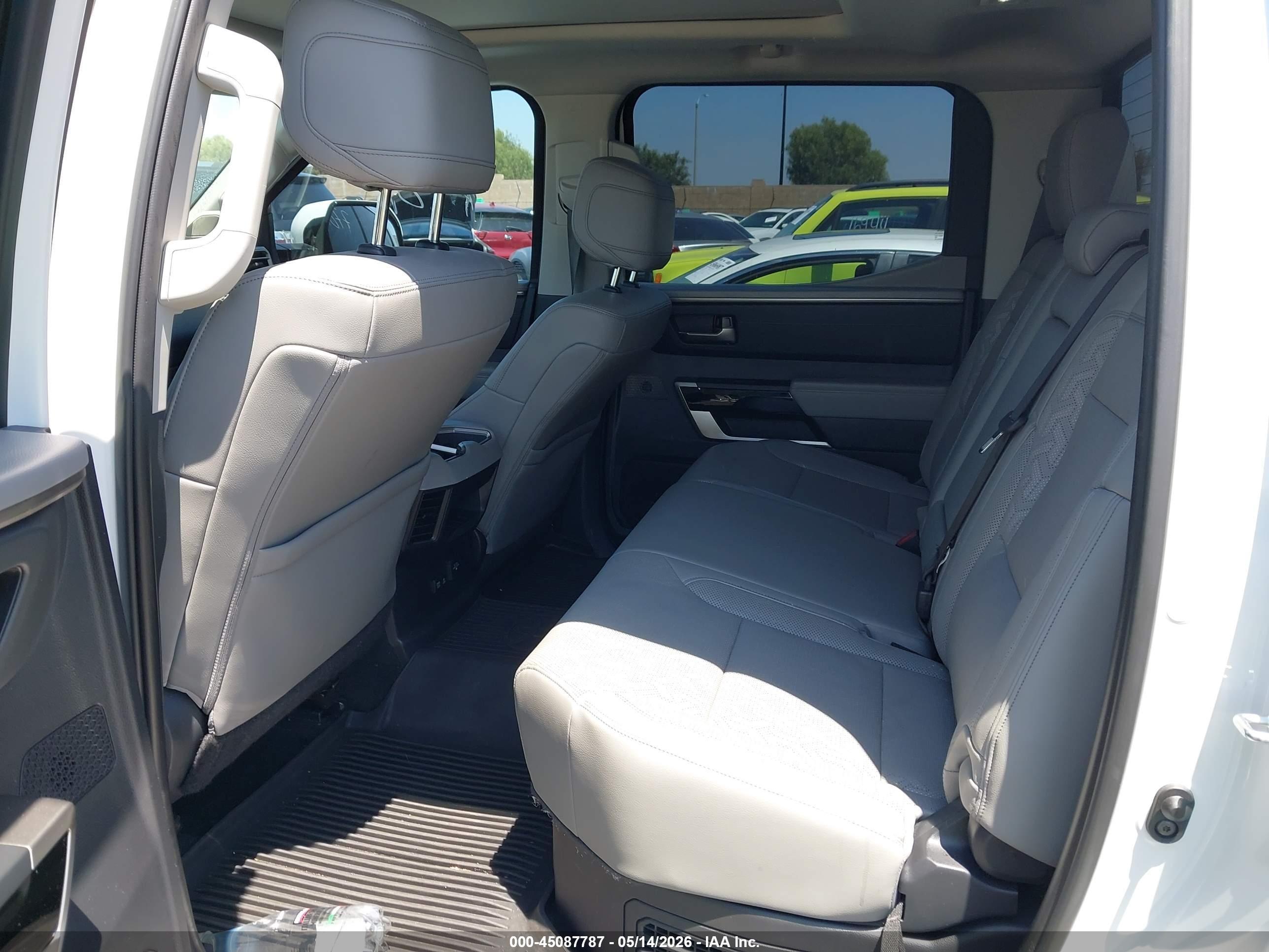 2022 Toyota Tundra Hybrid Limited White vin: 5TFJC5AB9NX001221