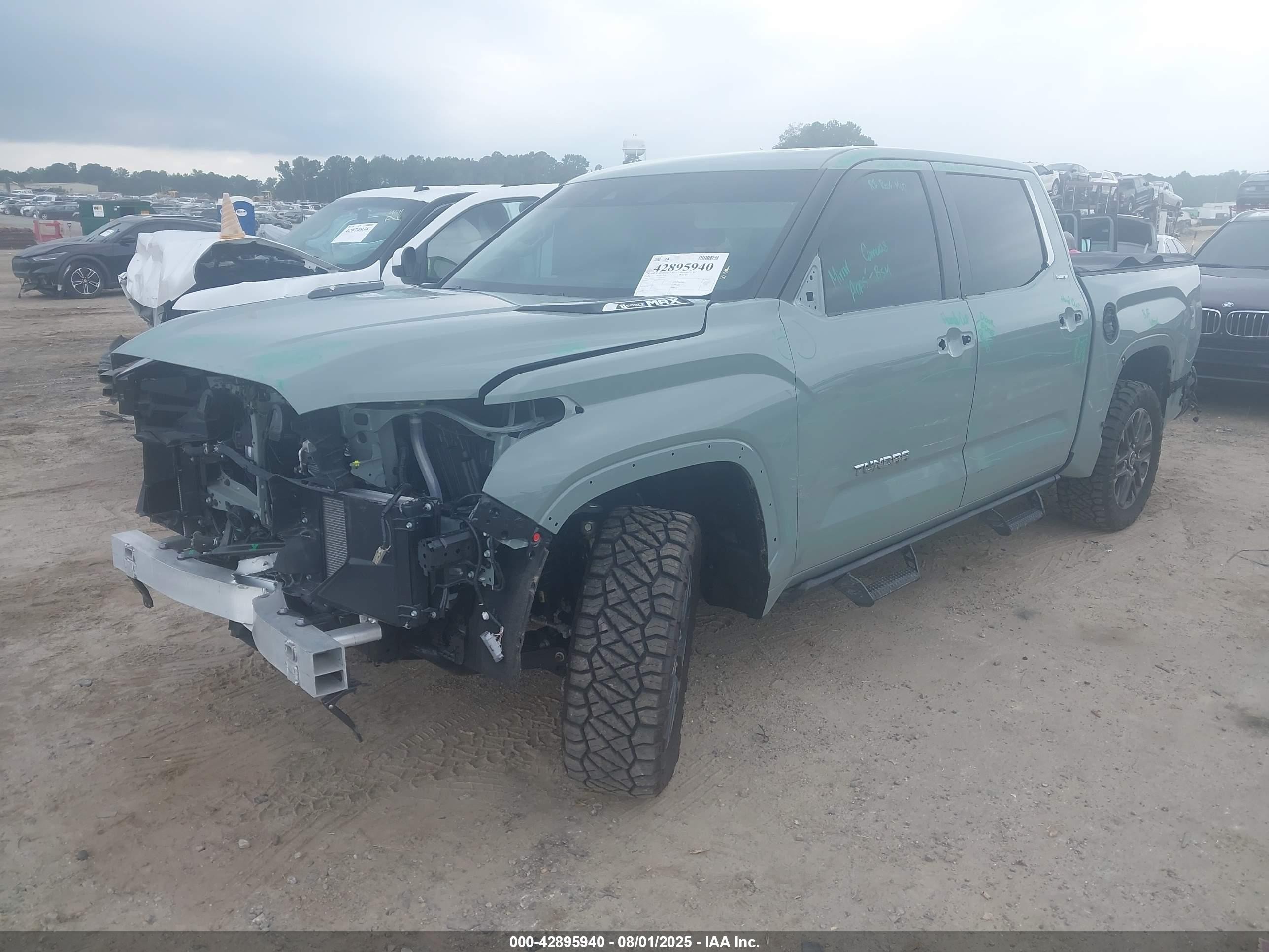 2024 Toyota Tundra Hybrid Limited 4wd Gray vin: 5TFJC5DB8RX074355