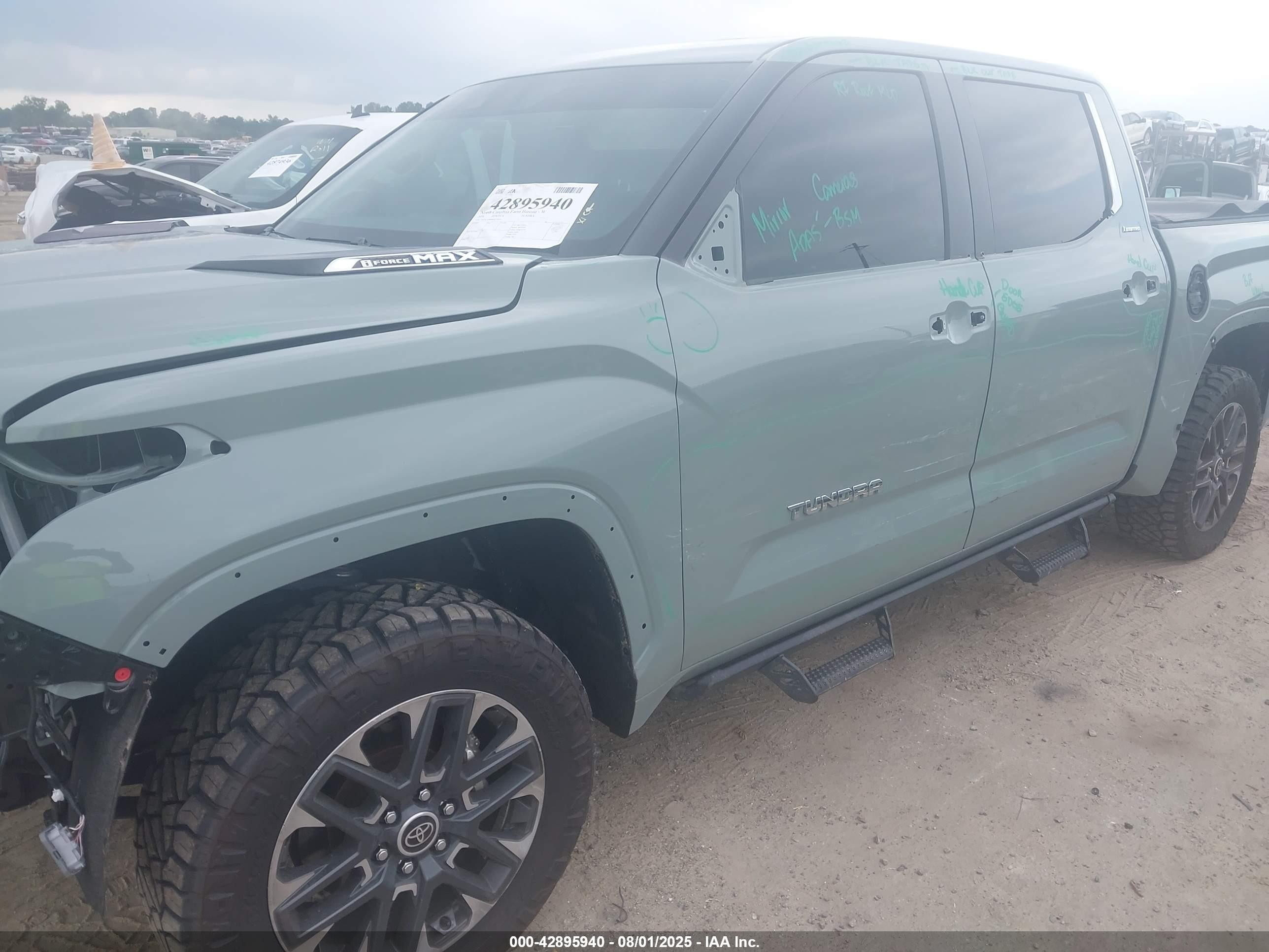 2024 Toyota Tundra Hybrid Limited 4wd Gray vin: 5TFJC5DB8RX074355