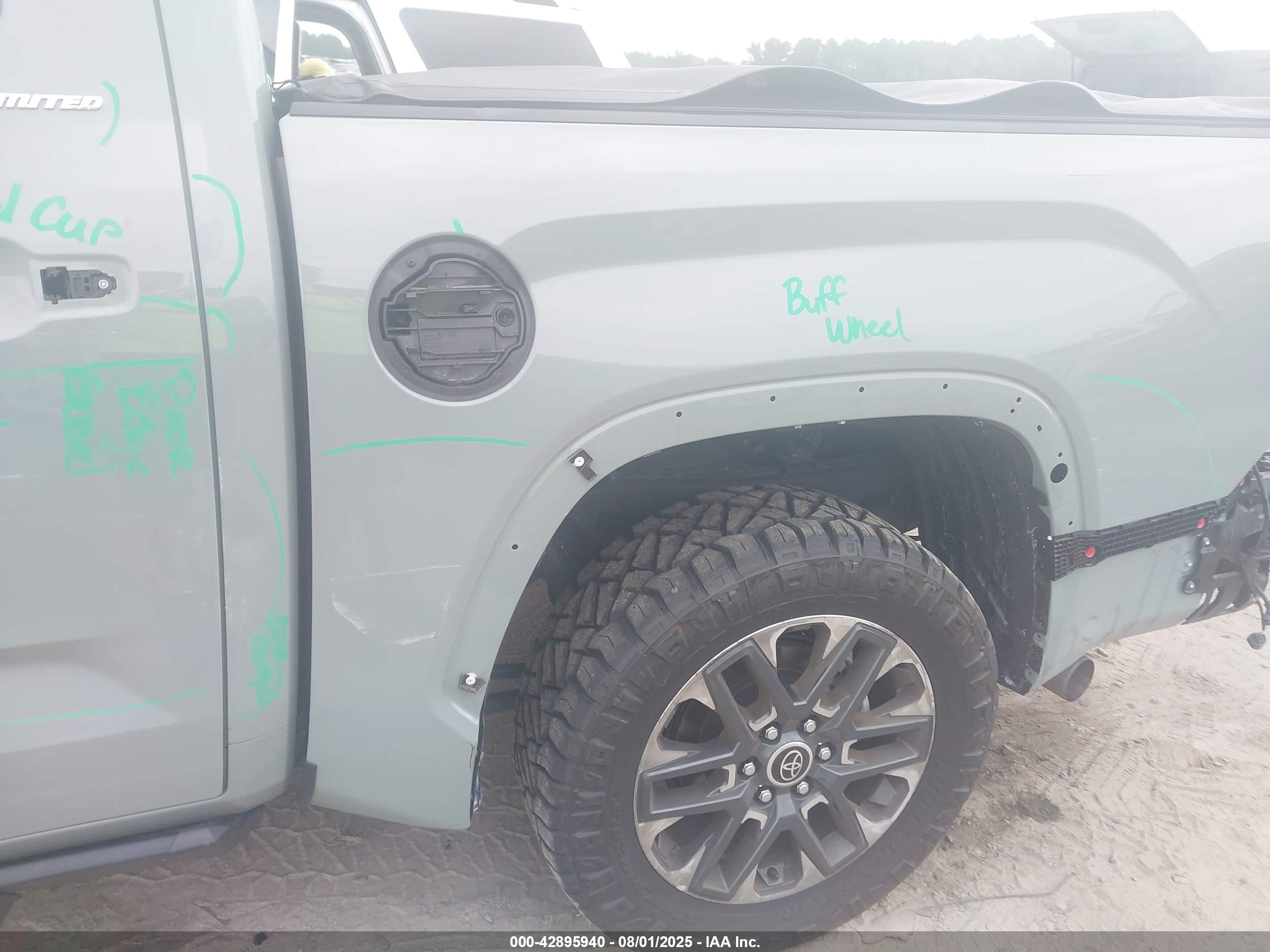 2024 Toyota Tundra Hybrid Limited 4wd Gray vin: 5TFJC5DB8RX074355