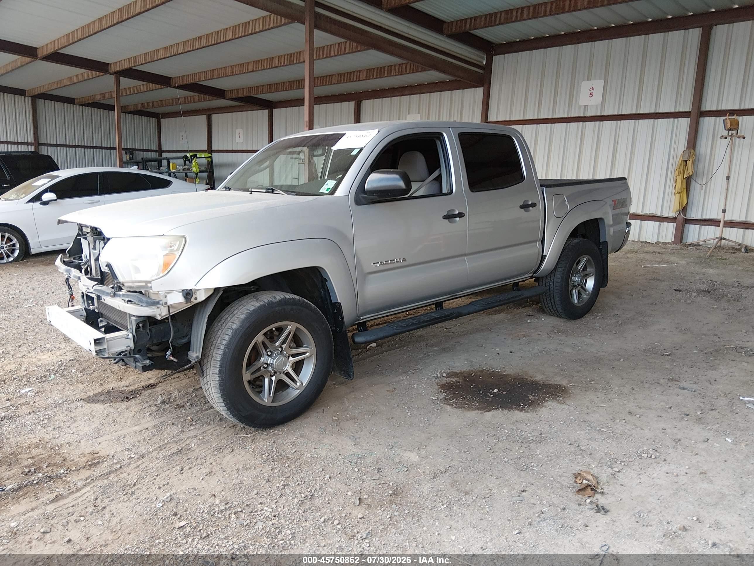 2012 Toyota Tacoma Prerunner V6 Silver vin: 5TFJU4GN0CX020519