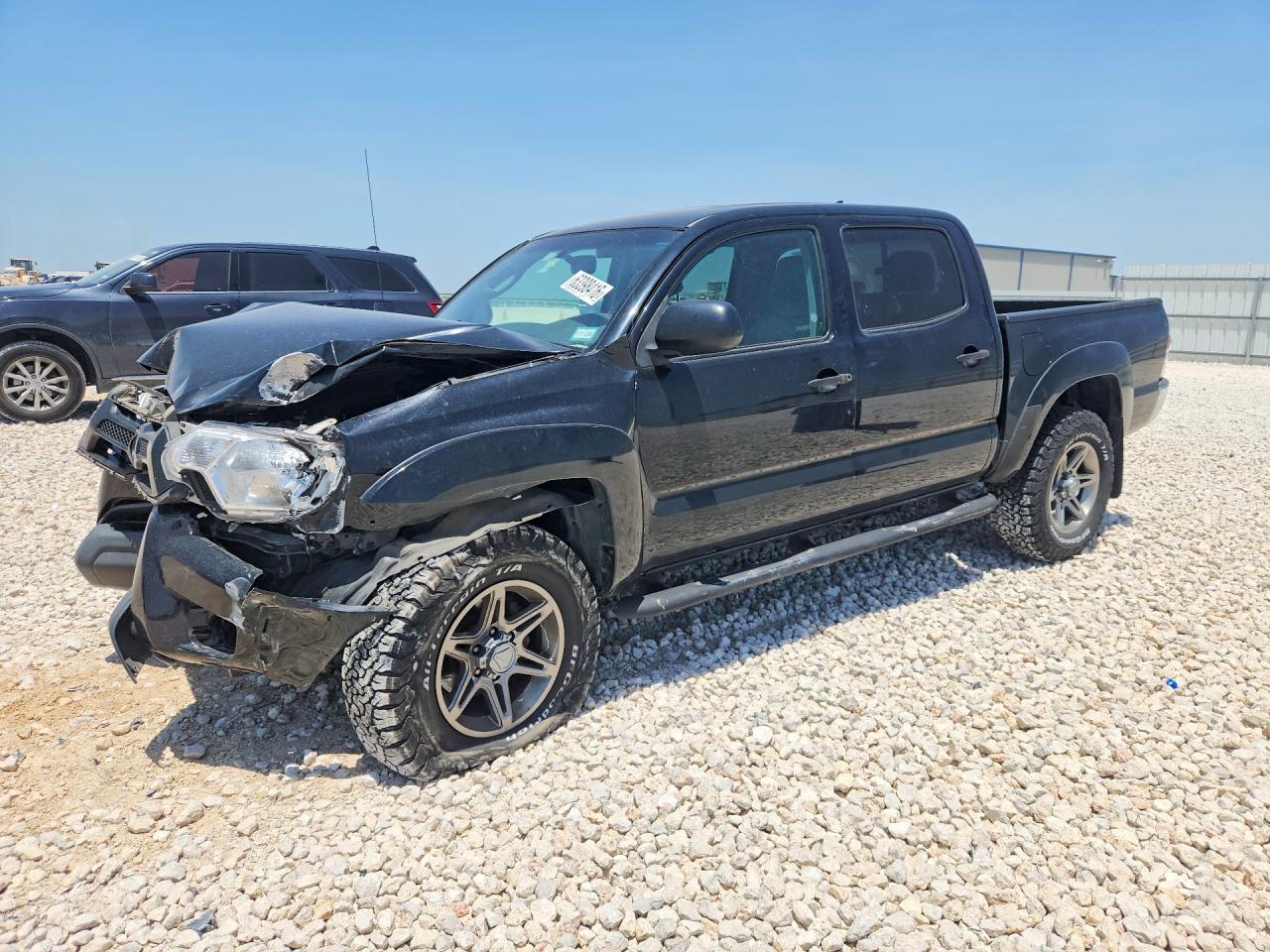 2012 Toyota Tacoma Double Cab Prerunner Black vin: 5TFJU4GN0CX023923