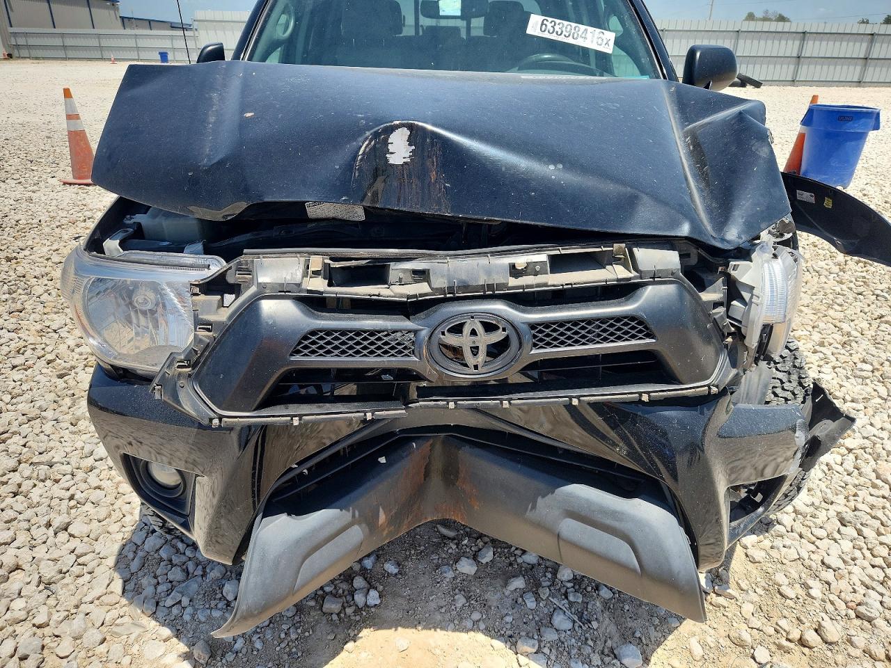 2012 Toyota Tacoma Double Cab Prerunner Black vin: 5TFJU4GN0CX023923