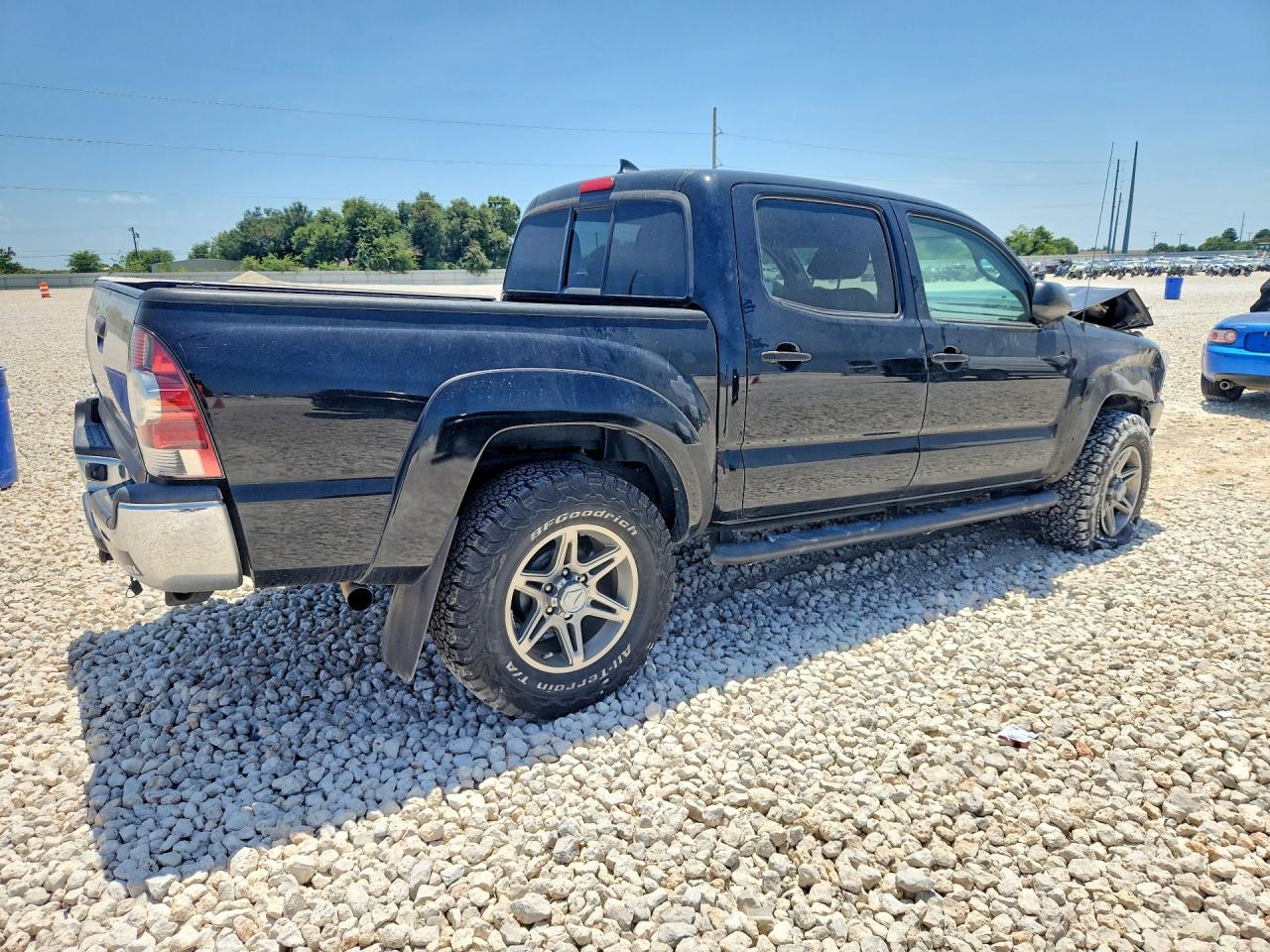 2012 Toyota Tacoma Double Cab Prerunner Black vin: 5TFJU4GN0CX023923