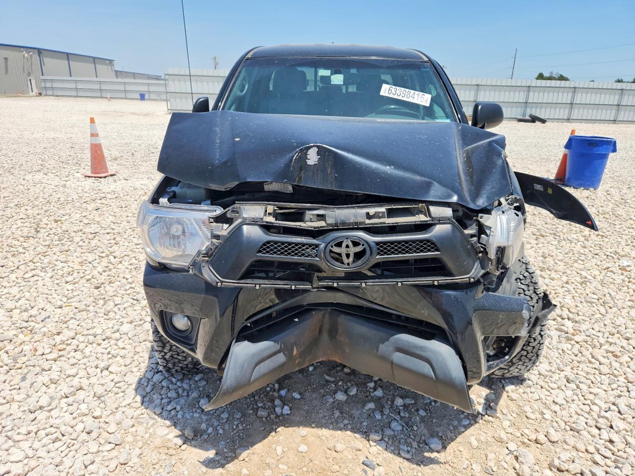 2012 Toyota Tacoma Double Cab Prerunner Black vin: 5TFJU4GN0CX023923
