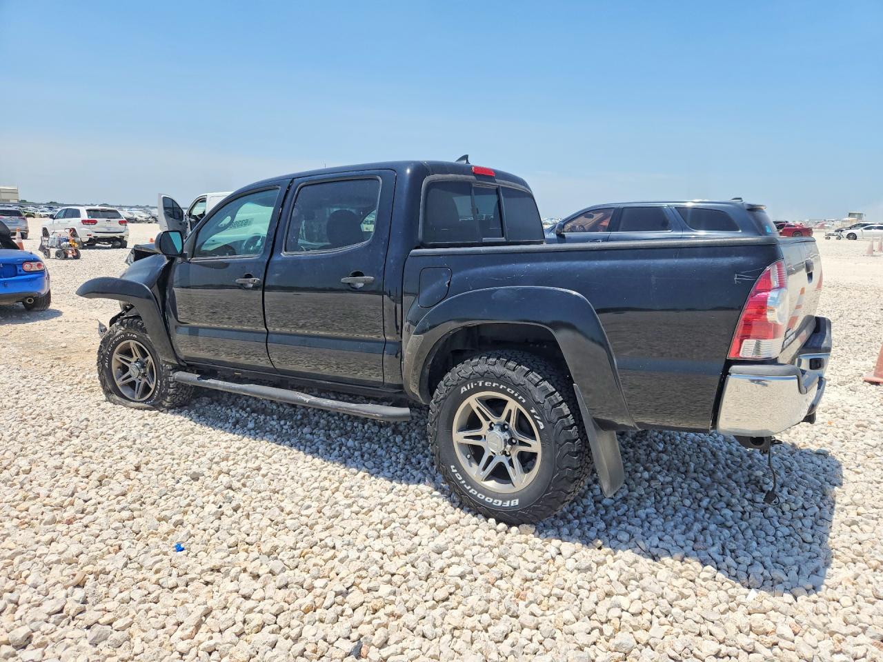 2012 Toyota Tacoma Double Cab Prerunner Black vin: 5TFJU4GN0CX023923
