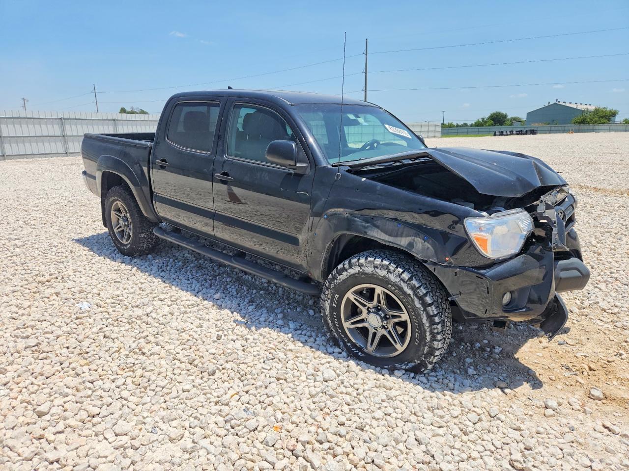 2012 Toyota Tacoma Double Cab Prerunner Black vin: 5TFJU4GN0CX023923