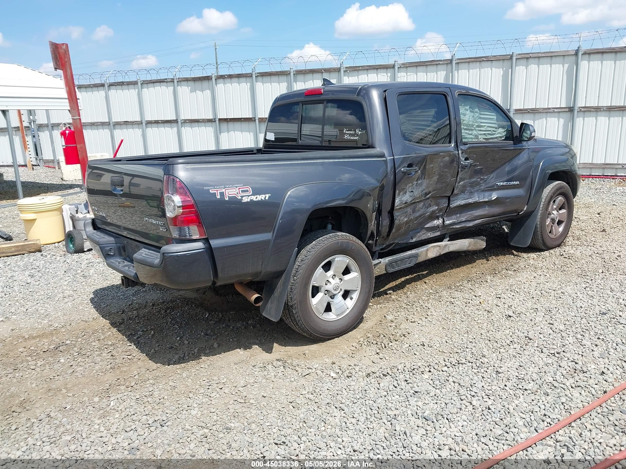 2012 Toyota Tacoma Prerunner V6 Серый vin: 5TFJU4GN0CX024697