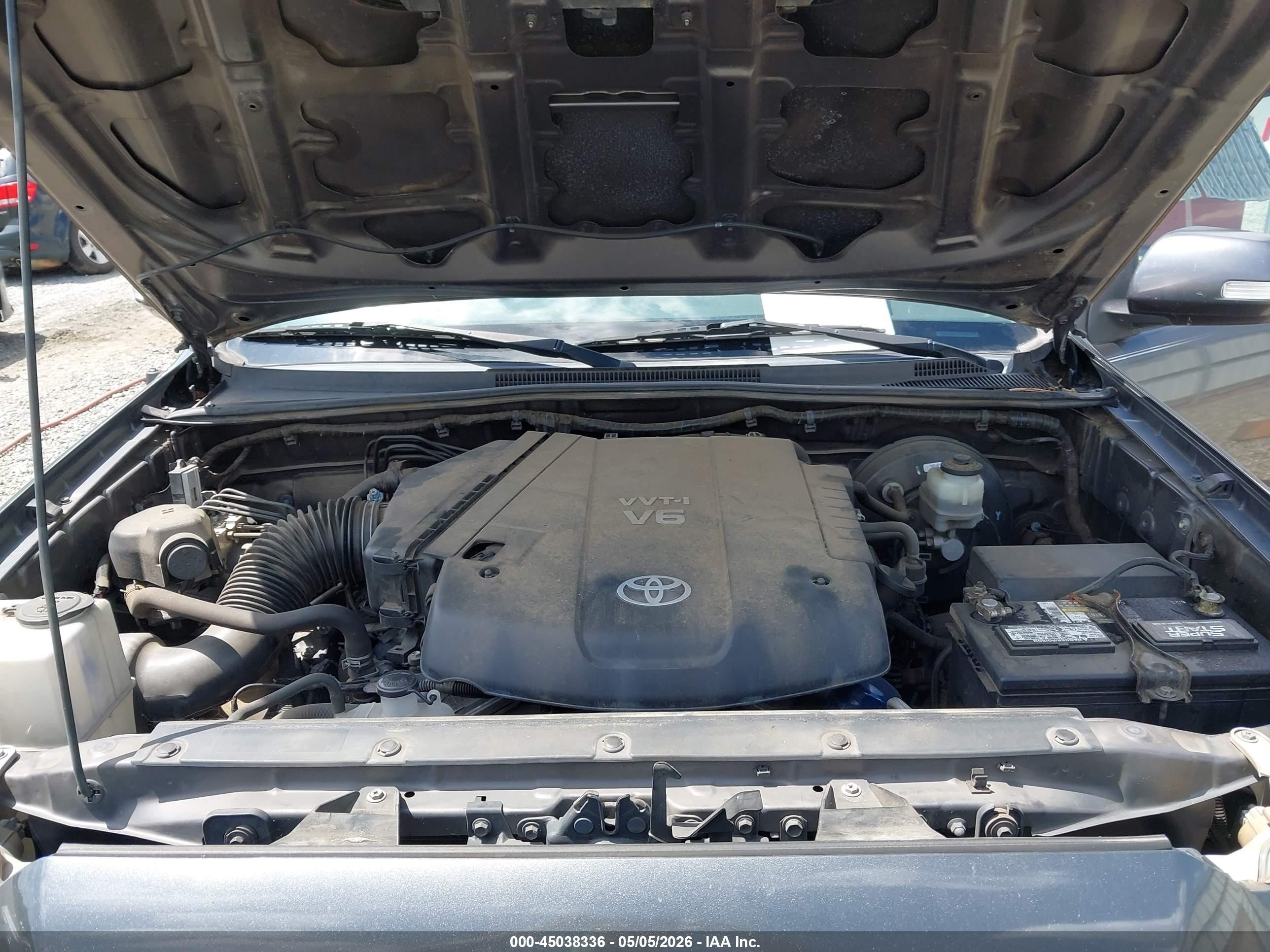 2012 Toyota Tacoma Prerunner V6 Серый vin: 5TFJU4GN0CX024697