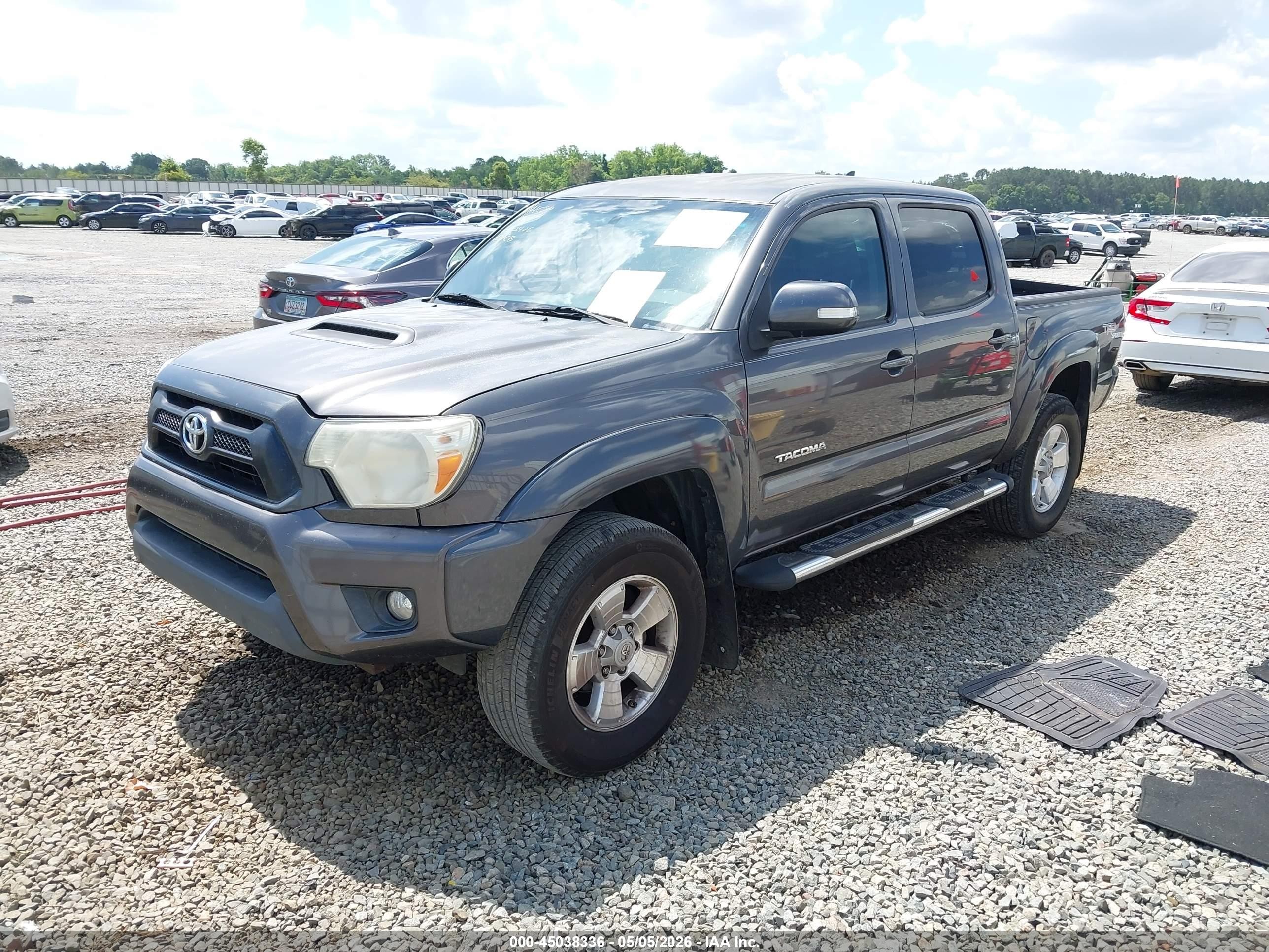 2012 Toyota Tacoma Prerunner V6 Серый vin: 5TFJU4GN0CX024697