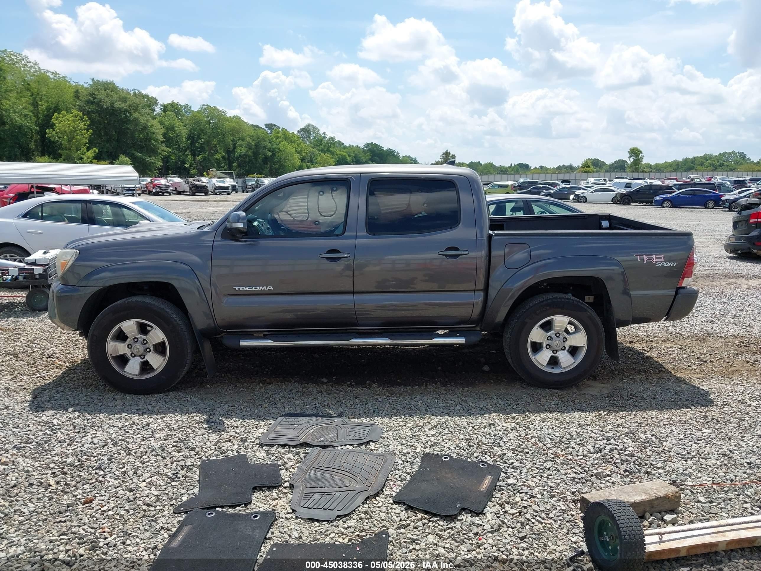 2012 Toyota Tacoma Prerunner V6 Серый vin: 5TFJU4GN0CX024697
