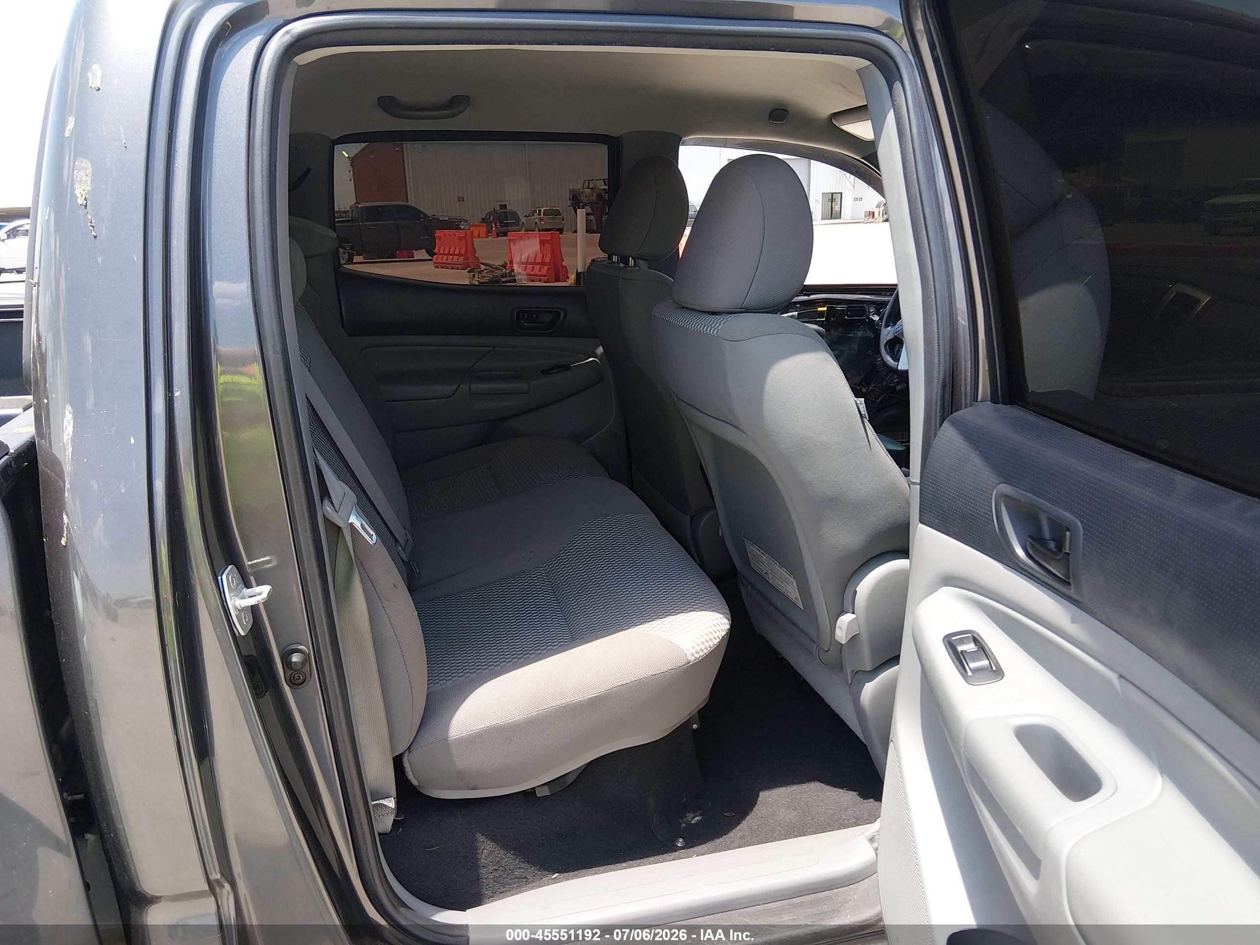 2013 Toyota Tacoma Prerunner V6 Gray vin: 5TFJU4GN0DX032820