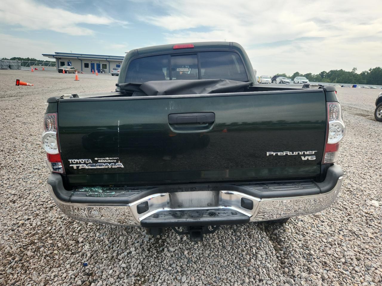 2013 Toyota Tacoma Double Cab Prerunner Green vin: 5TFJU4GN0DX033675