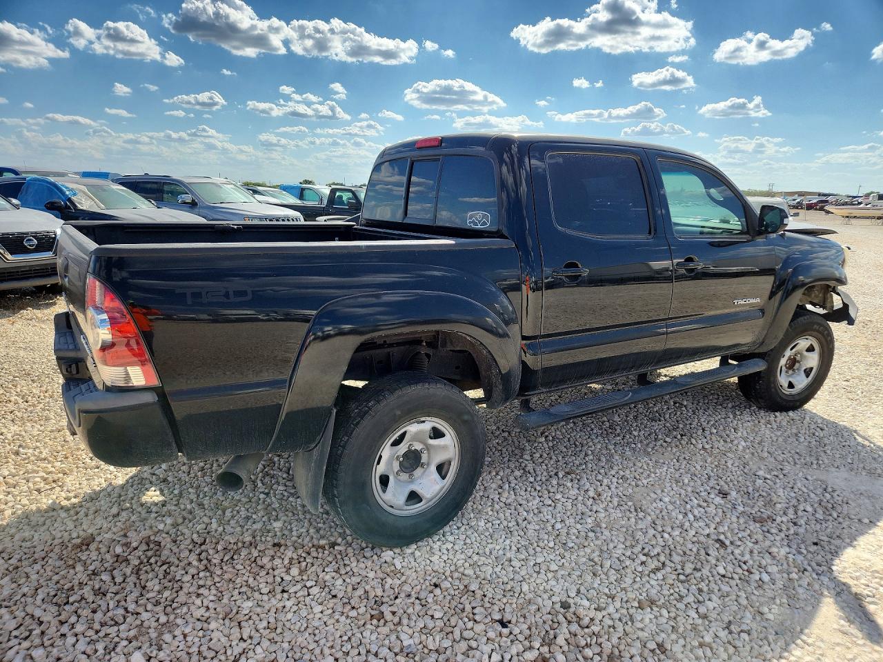 2013 Toyota Tacoma Double Cab Prerunner Black vin: 5TFJU4GN0DX047396