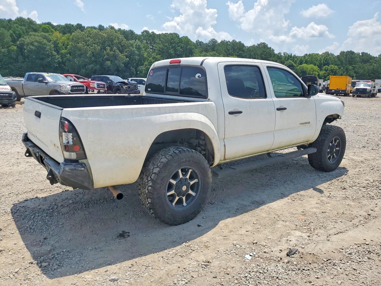 2013 Toyota Tacoma Double Cab Prerunner White vin: 5TFJU4GN0DX047673