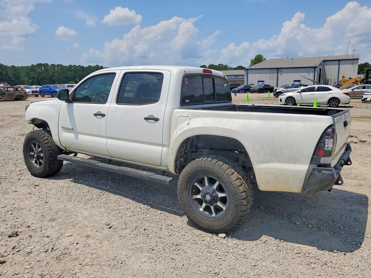 2013 Toyota Tacoma Double Cab Prerunner White vin: 5TFJU4GN0DX047673
