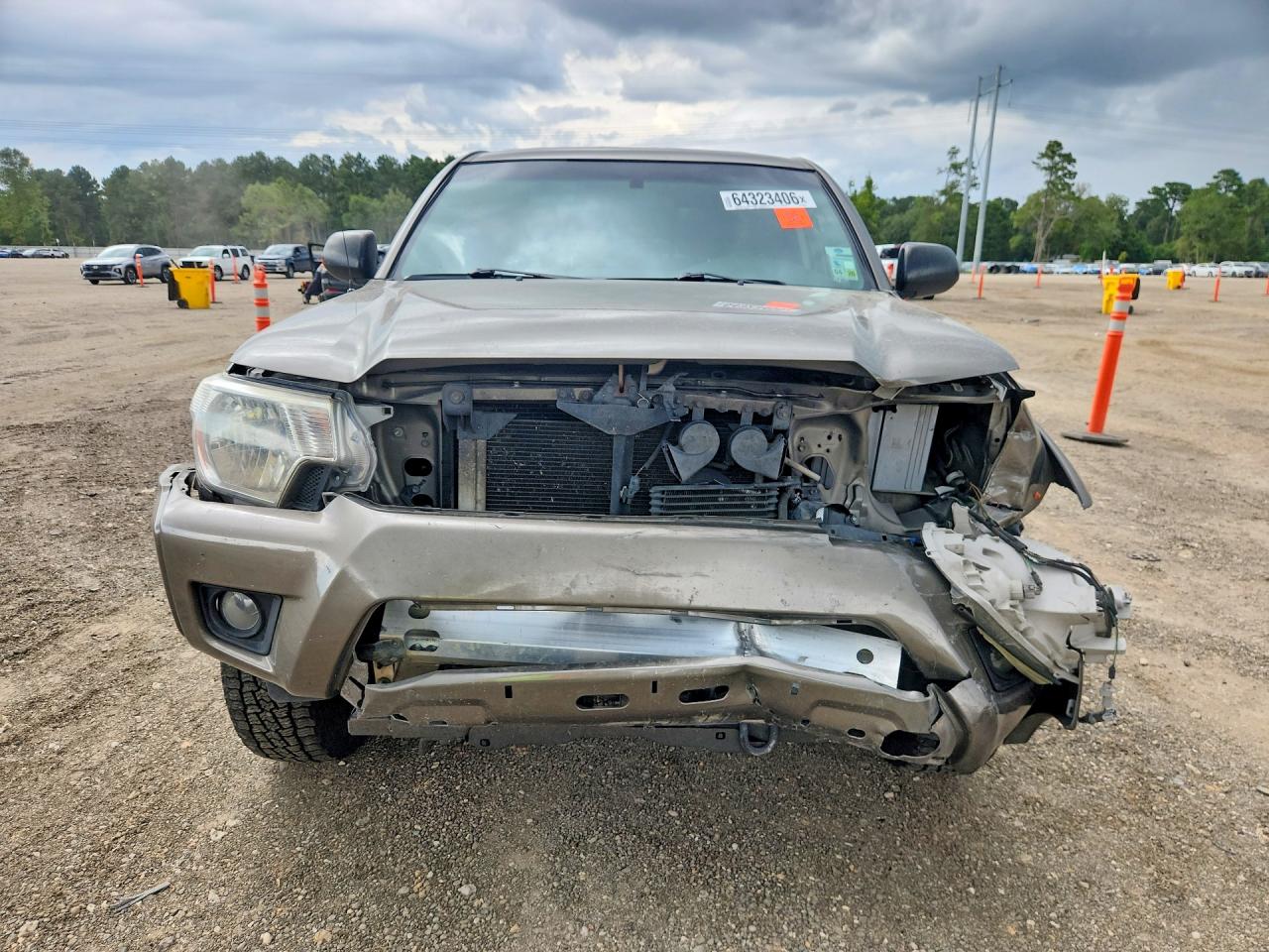 2015 Toyota Tacoma Double Cab Prerunner Коричневый vin: 5TFJU4GN0FX066565