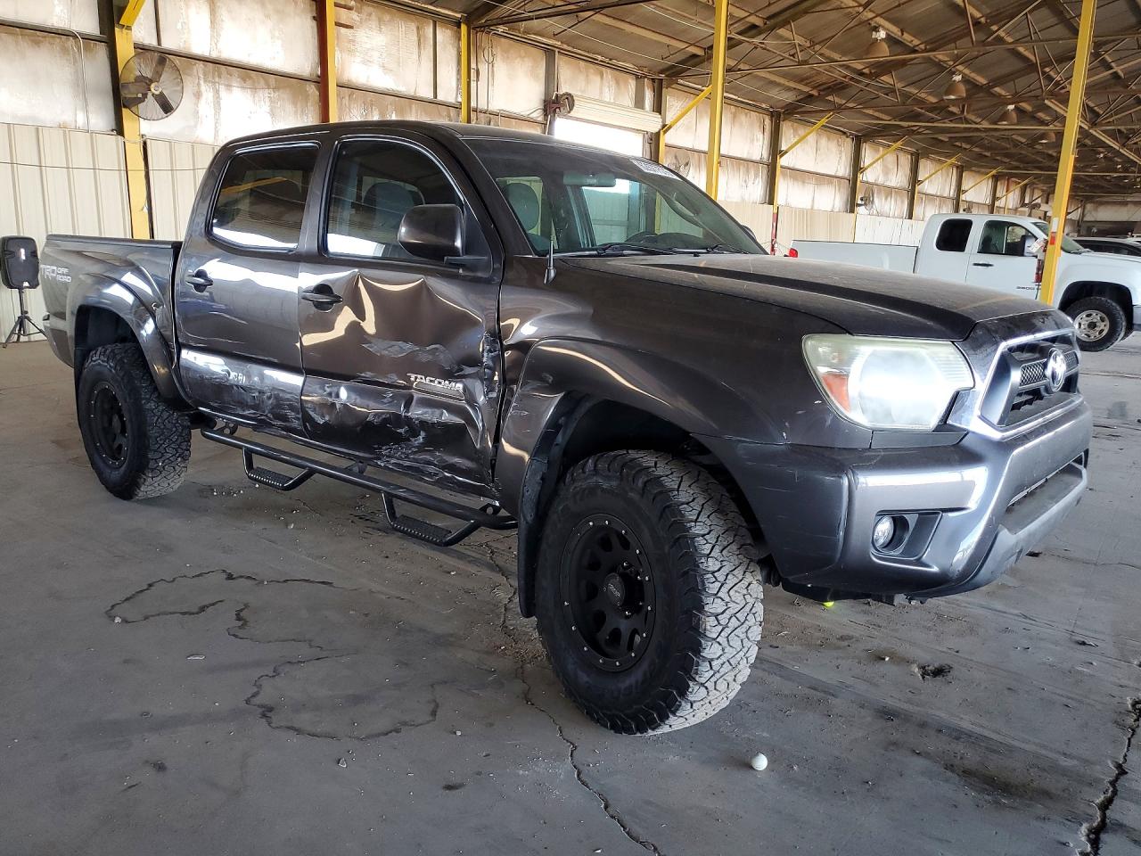 2015 Toyota Tacoma Double Cab Prerunner Серый vin: 5TFJU4GN0FX069885