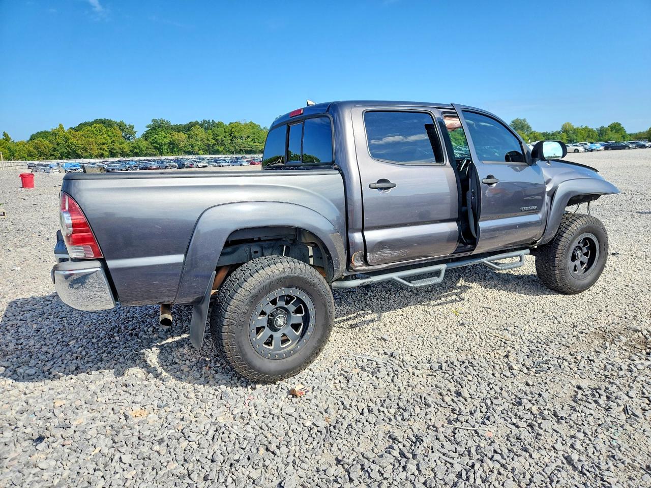 2015 Toyota Tacoma Double Cab Prerunner Серый vin: 5TFJU4GN0FX075637