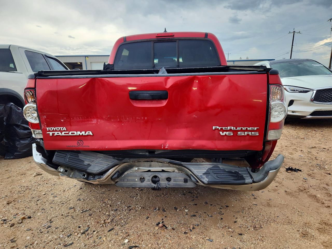 2015 Toyota Tacoma Double Cab Prerunner Red vin: 5TFJU4GN0FX075914