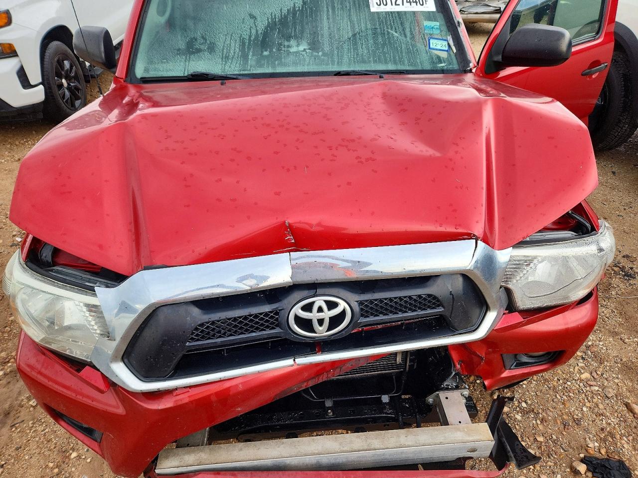 2015 Toyota Tacoma Double Cab Prerunner Red vin: 5TFJU4GN0FX075914