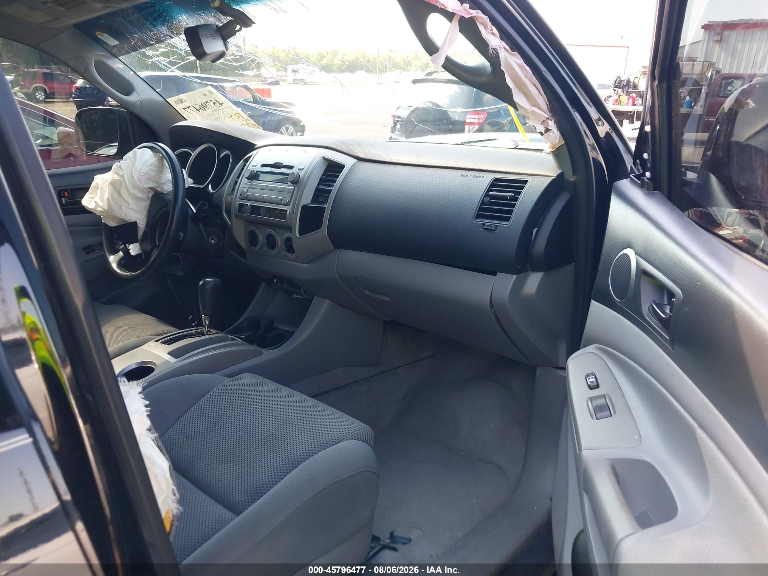 2011 Toyota Tacoma Prerunner V6 Black vin: 5TFJU4GN1BX003565